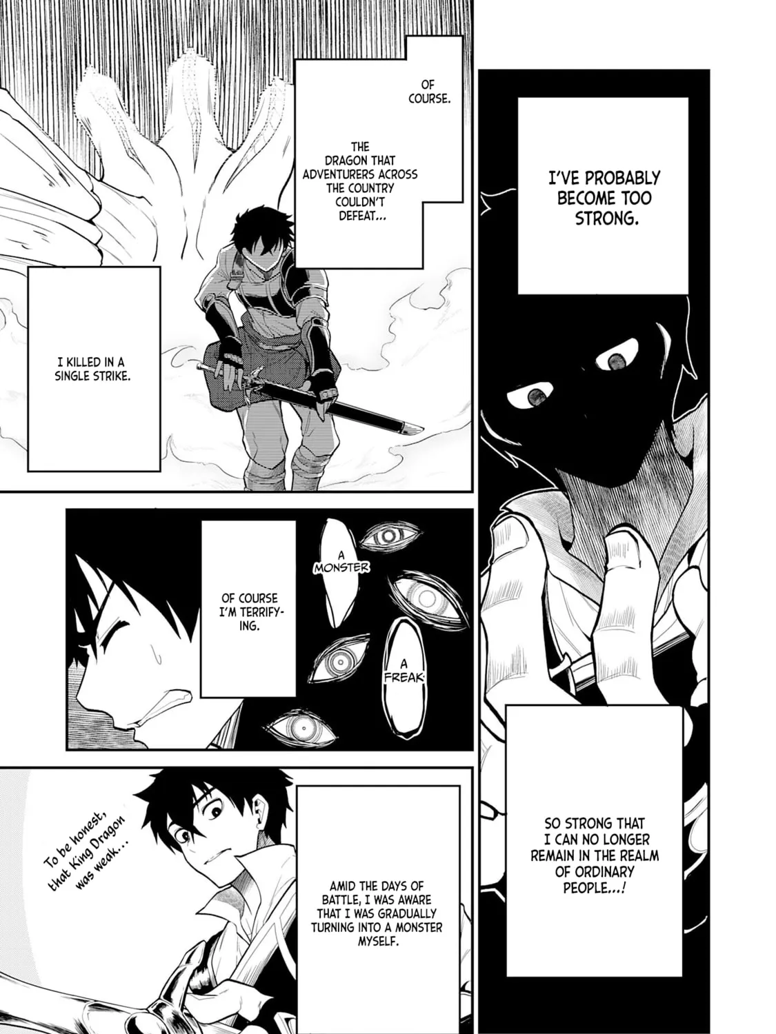 Jingai Kenshi wa Chikara ni Miserare Ura Meikyuu wo Kouryaku su: Bakemono Atsukai sareta Moto Boukensha wa, Jibun dake ga Shiru Meikyuu de Hitome wo Ki ni Sezu Musou suru Chapter 1 page 13 - 