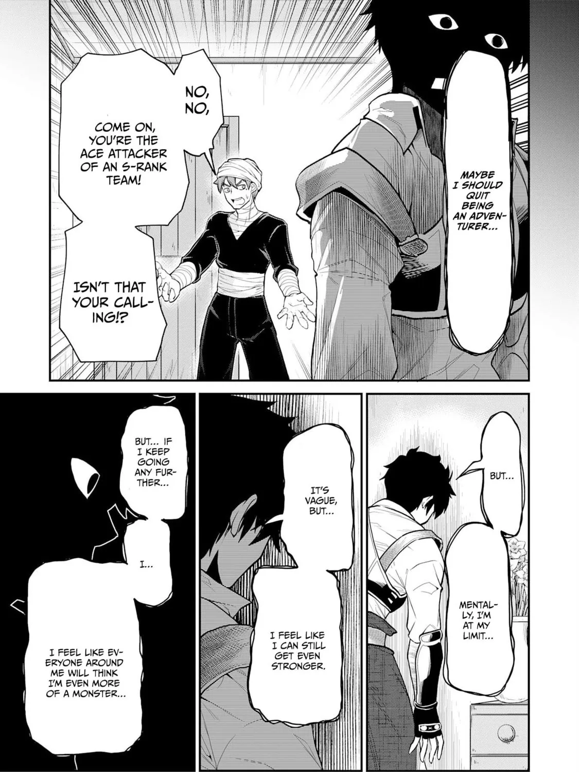Jingai Kenshi wa Chikara ni Miserare Ura Meikyuu wo Kouryaku su: Bakemono Atsukai sareta Moto Boukensha wa, Jibun dake ga Shiru Meikyuu de Hitome wo Ki ni Sezu Musou suru Chapter 1 page 17 - 