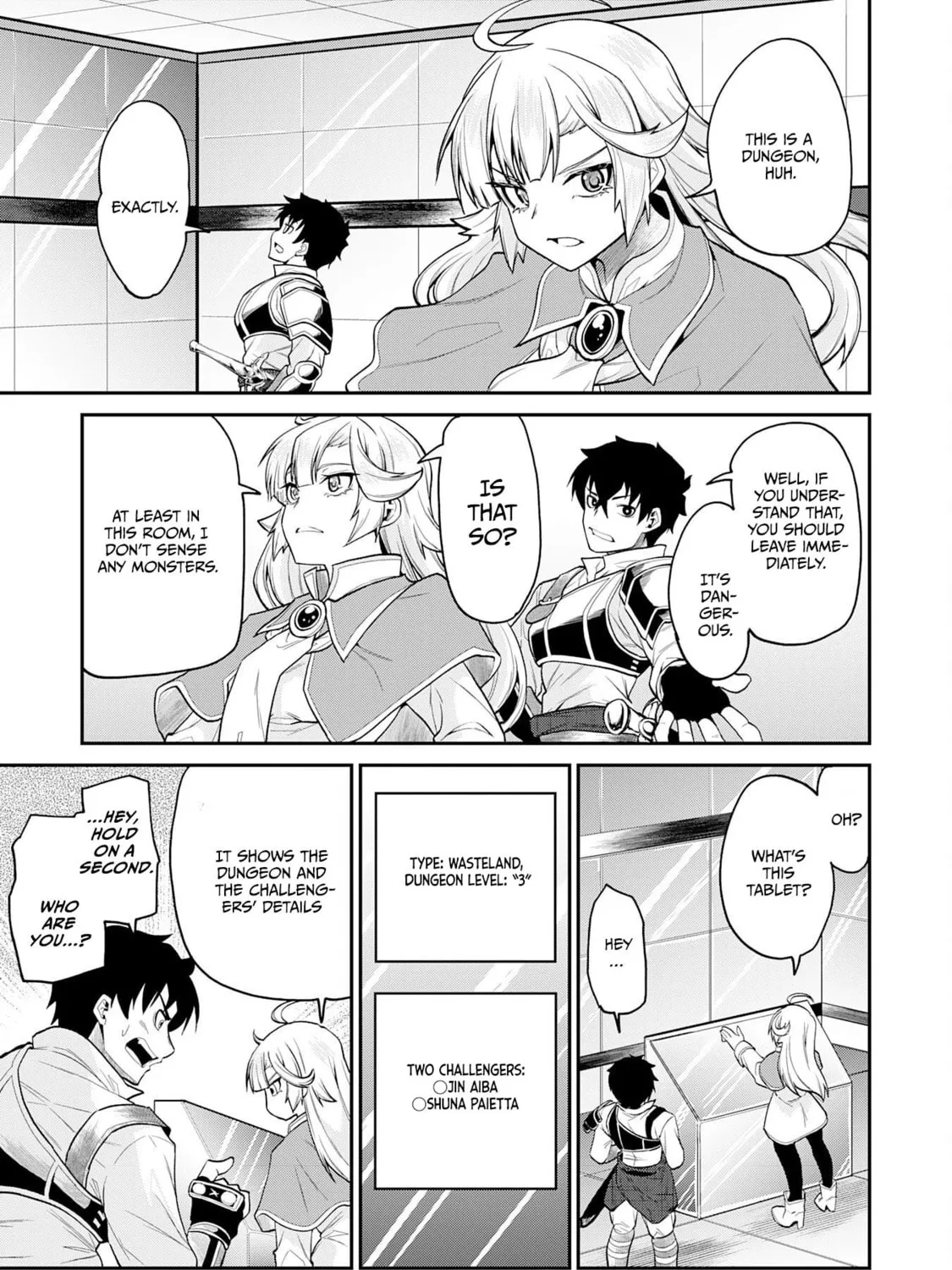 Jingai Kenshi wa Chikara ni Miserare Ura Meikyuu wo Kouryaku su: Bakemono Atsukai sareta Moto Boukensha wa, Jibun dake ga Shiru Meikyuu de Hitome wo Ki ni Sezu Musou suru Chapter 1 page 47 - 