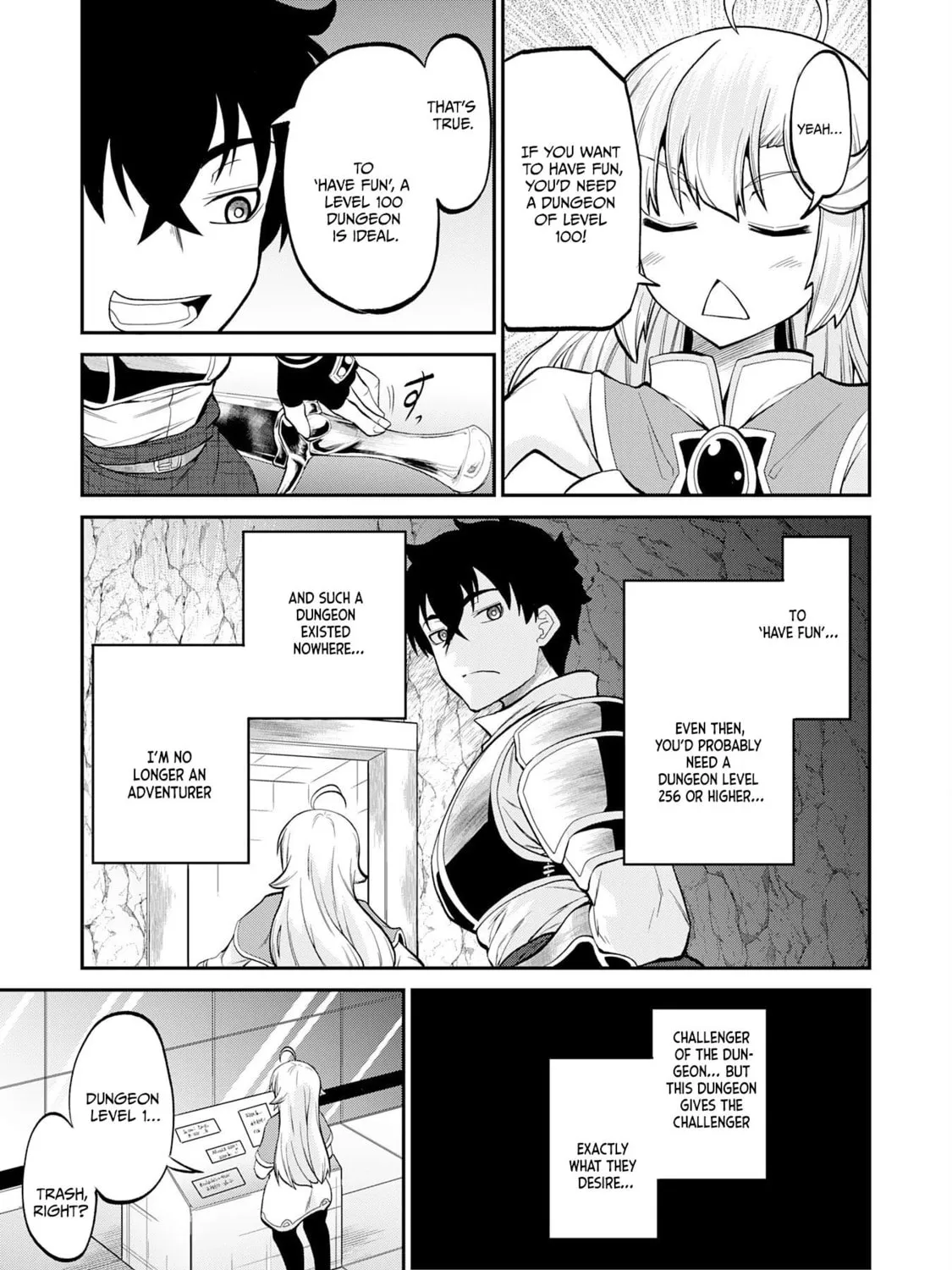 Jingai Kenshi wa Chikara ni Miserare Ura Meikyuu wo Kouryaku su: Bakemono Atsukai sareta Moto Boukensha wa, Jibun dake ga Shiru Meikyuu de Hitome wo Ki ni Sezu Musou suru Chapter 2 page 47 - 