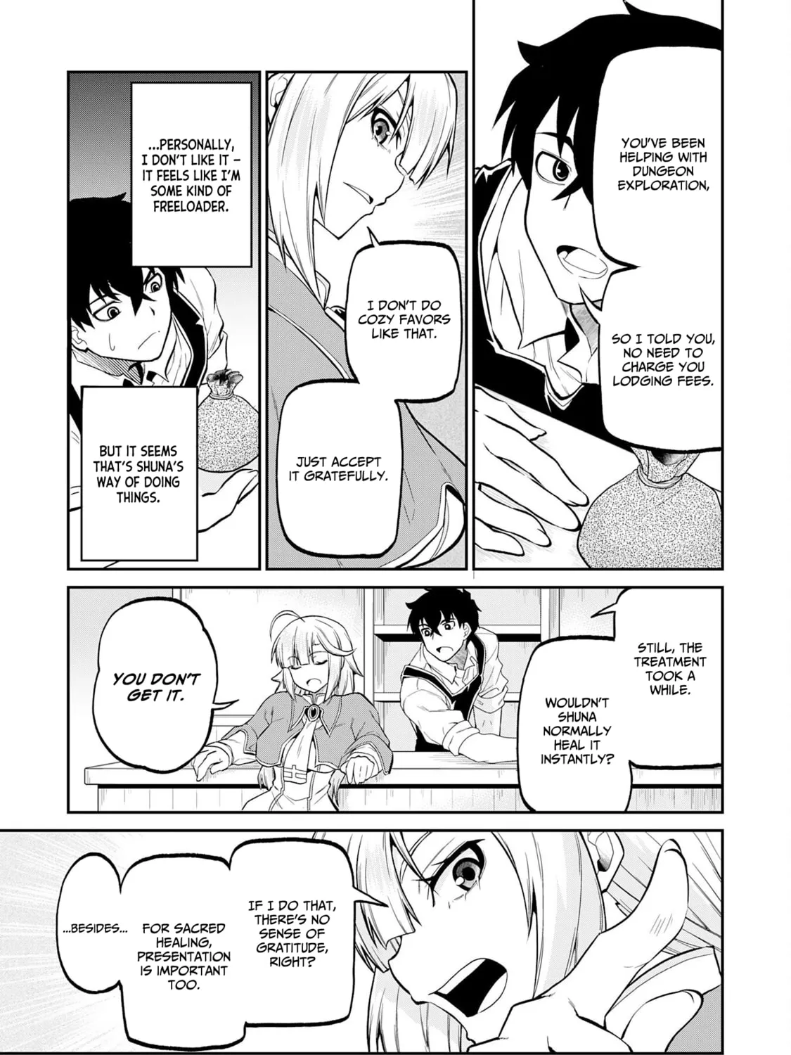 Jingai Kenshi wa Chikara ni Miserare Ura Meikyuu wo Kouryaku su: Bakemono Atsukai sareta Moto Boukensha wa, Jibun dake ga Shiru Meikyuu de Hitome wo Ki ni Sezu Musou suru Chapter 4 page 29 - 
