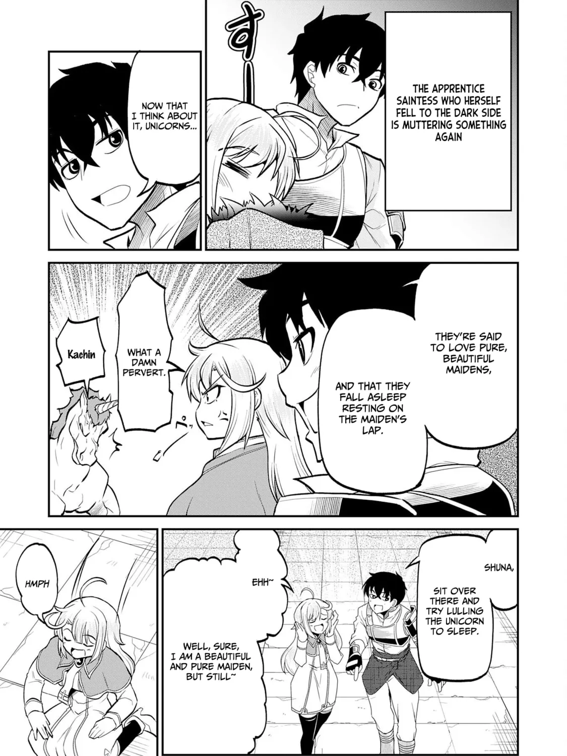 Jingai Kenshi wa Chikara ni Miserare Ura Meikyuu wo Kouryaku su: Bakemono Atsukai sareta Moto Boukensha wa, Jibun dake ga Shiru Meikyuu de Hitome wo Ki ni Sezu Musou suru Chapter 4 page 53 - 