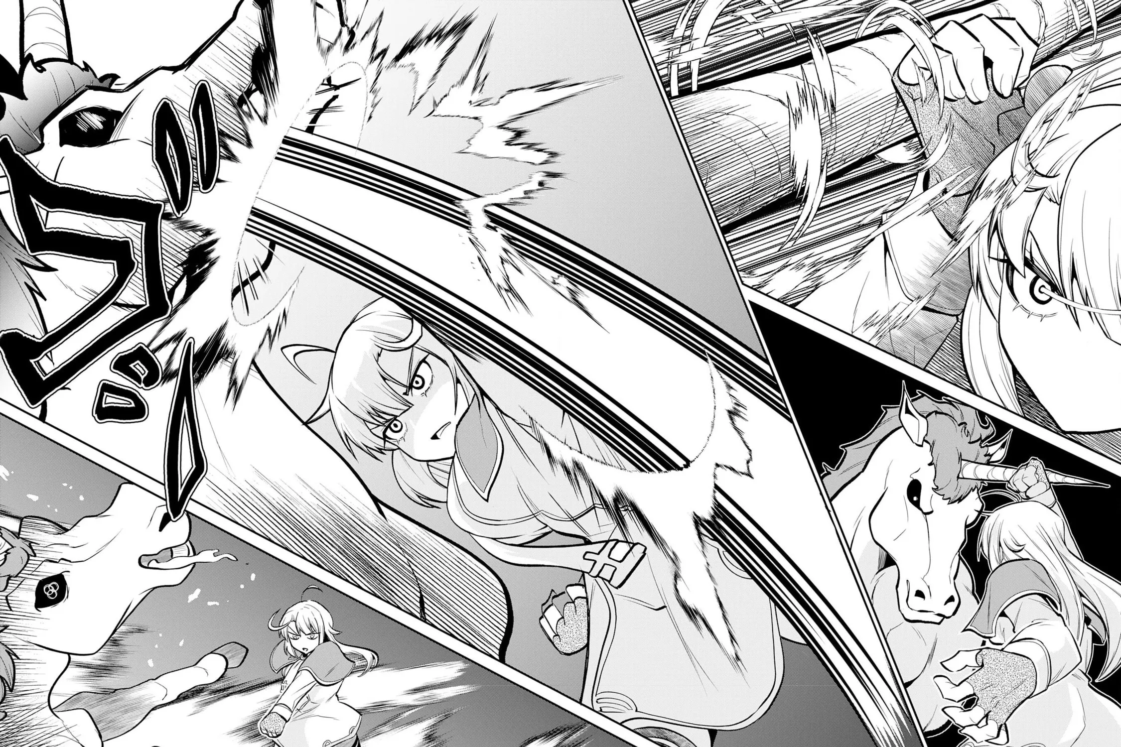 Jingai Kenshi wa Chikara ni Miserare Ura Meikyuu wo Kouryaku su: Bakemono Atsukai sareta Moto Boukensha wa, Jibun dake ga Shiru Meikyuu de Hitome wo Ki ni Sezu Musou suru Chapter 4 page 59 - 