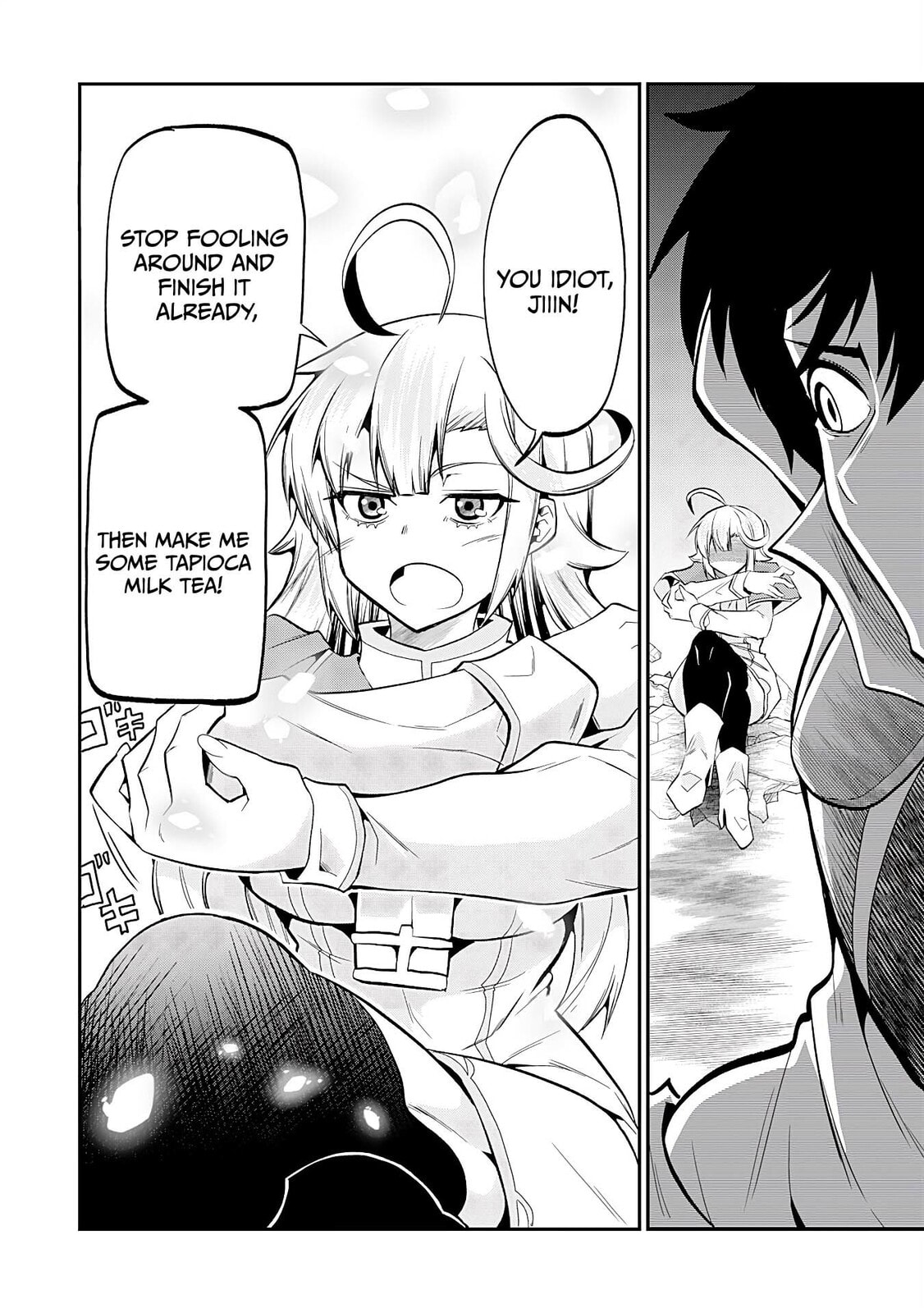 Jingai Kenshi wa Chikara ni Miserare Ura Meikyuu wo Kouryaku su: Bakemono Atsukai sareta Moto Boukensha wa, Jibun dake ga Shiru Meikyuu de Hitome wo Ki ni Sezu Musou suru Chapter 7 page 19 - 