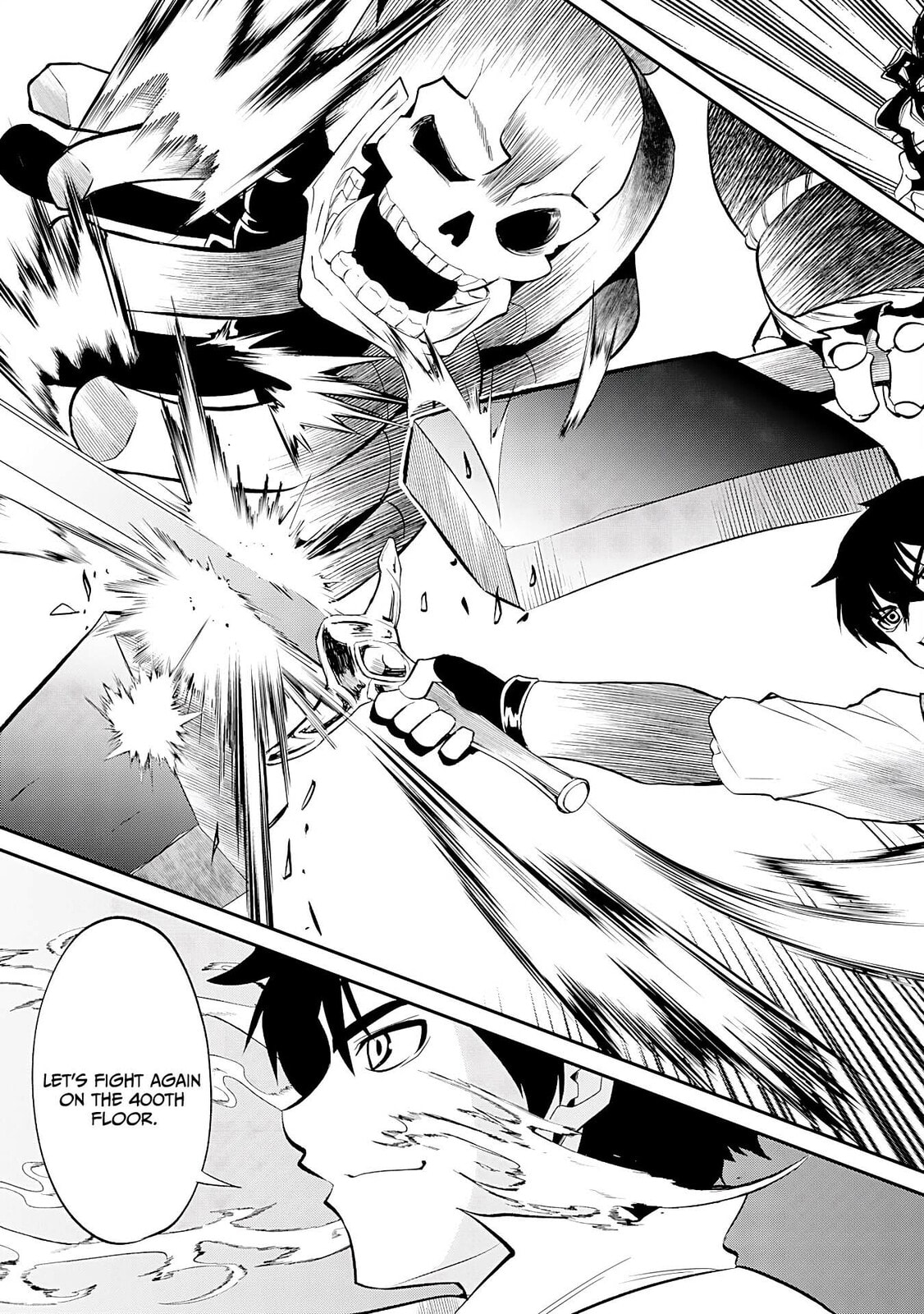 Jingai Kenshi wa Chikara ni Miserare Ura Meikyuu wo Kouryaku su: Bakemono Atsukai sareta Moto Boukensha wa, Jibun dake ga Shiru Meikyuu de Hitome wo Ki ni Sezu Musou suru Chapter 7 page 22 - 