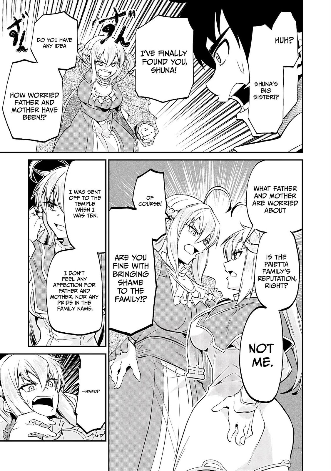 Jingai Kenshi wa Chikara ni Miserare Ura Meikyuu wo Kouryaku su: Bakemono Atsukai sareta Moto Boukensha wa, Jibun dake ga Shiru Meikyuu de Hitome wo Ki ni Sezu Musou suru Chapter 7 page 28 - 