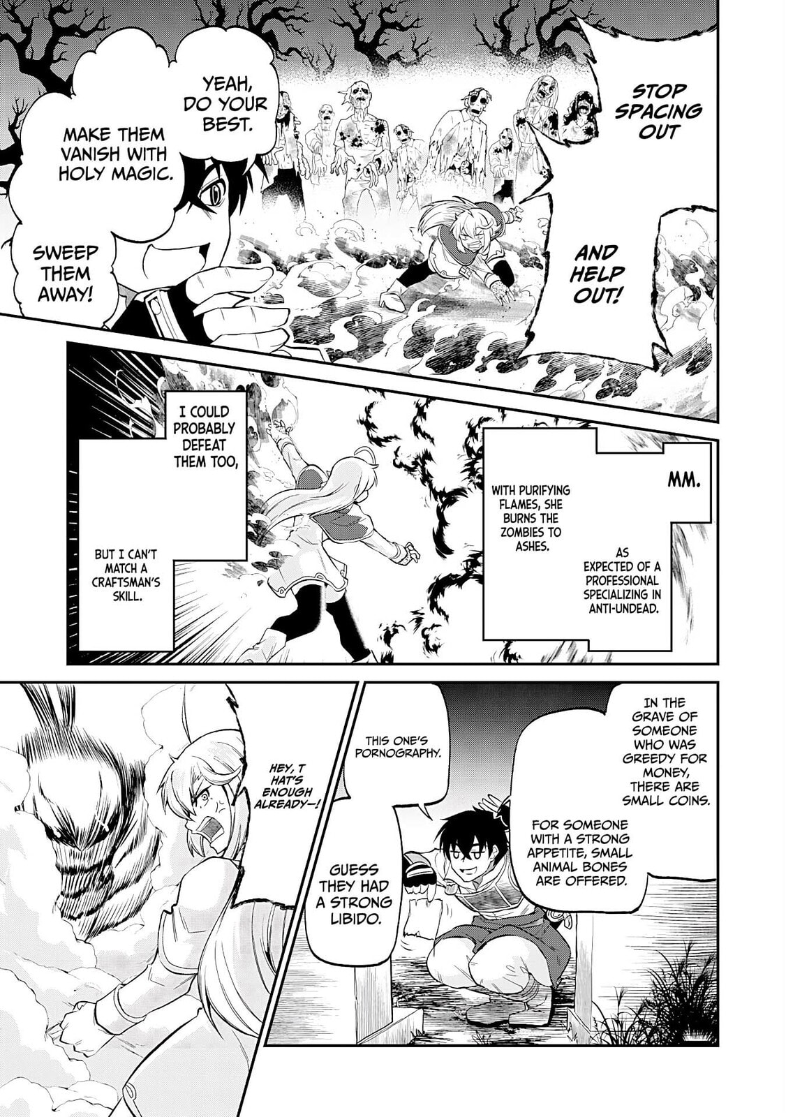 Jingai Kenshi wa Chikara ni Miserare Ura Meikyuu wo Kouryaku su: Bakemono Atsukai sareta Moto Boukensha wa, Jibun dake ga Shiru Meikyuu de Hitome wo Ki ni Sezu Musou suru Chapter 7 page 6 - 