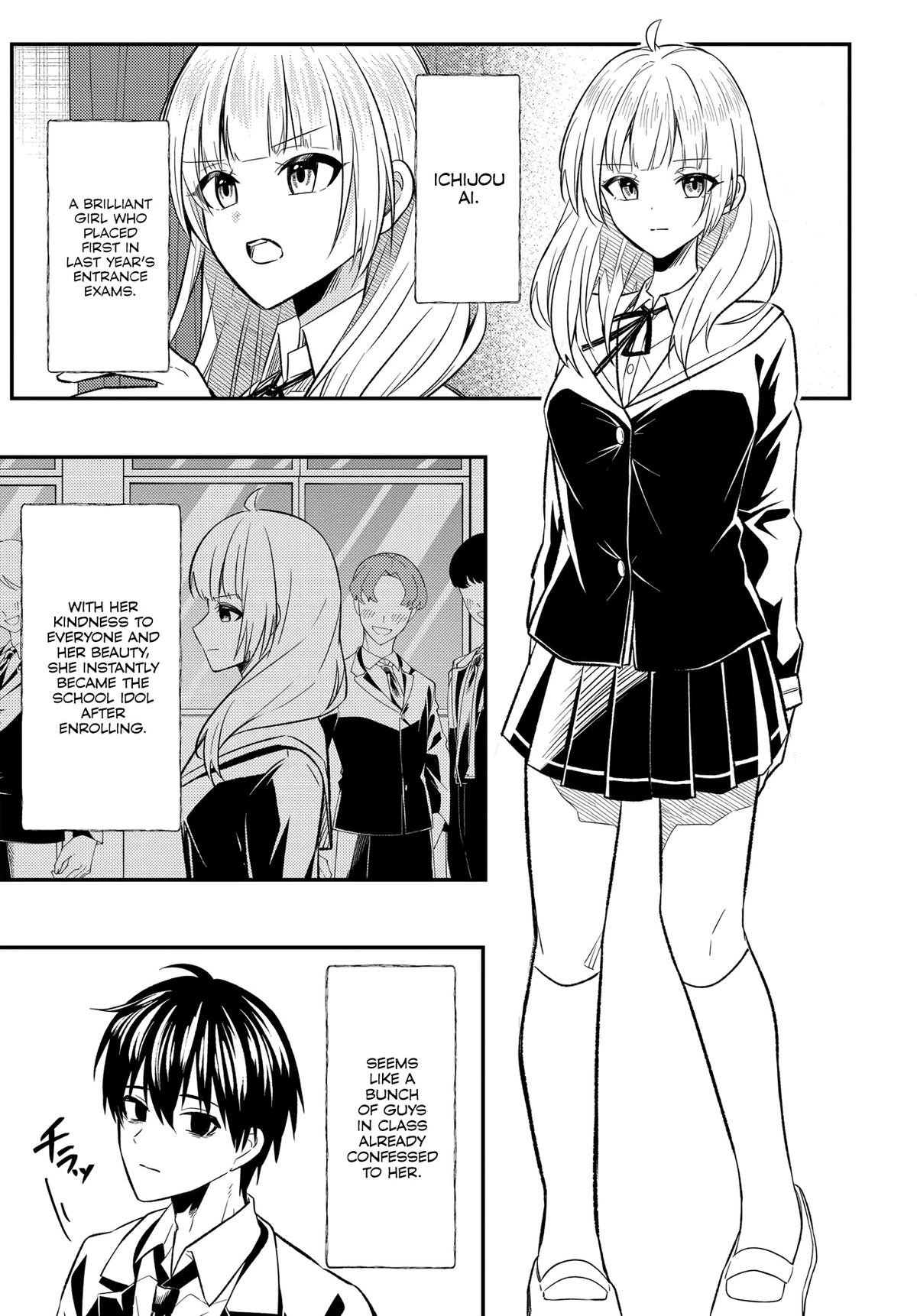 Jinsei Gyakuten: Uwaki Sare, Enzai o Kiserareta Ore ga, Gakuen Ichi no Bishoujo ni Natsukareru Chapter 2 page 3 - 