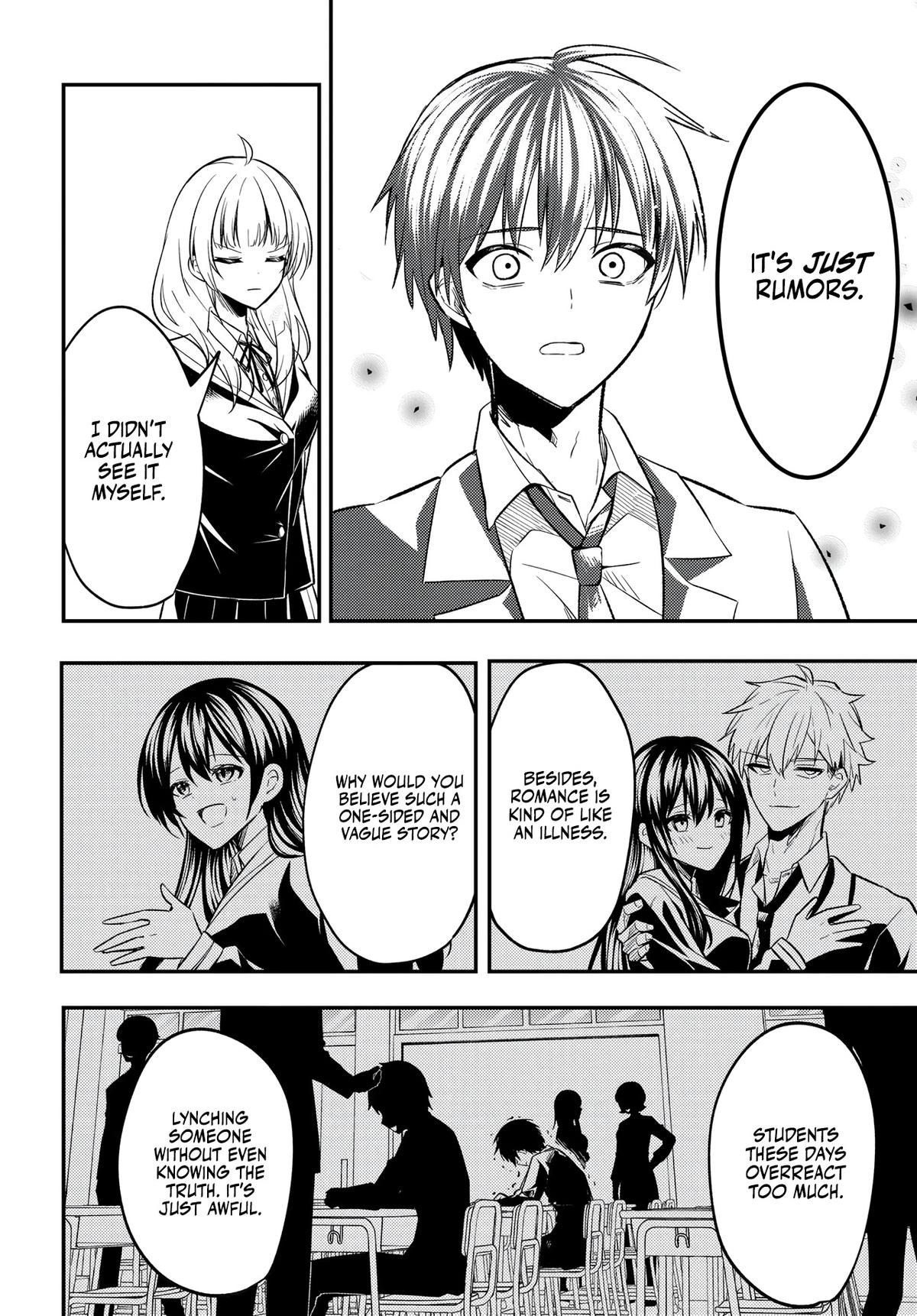 Jinsei Gyakuten: Uwaki Sare, Enzai o Kiserareta Ore ga, Gakuen Ichi no Bishoujo ni Natsukareru Chapter 2 page 6 - 