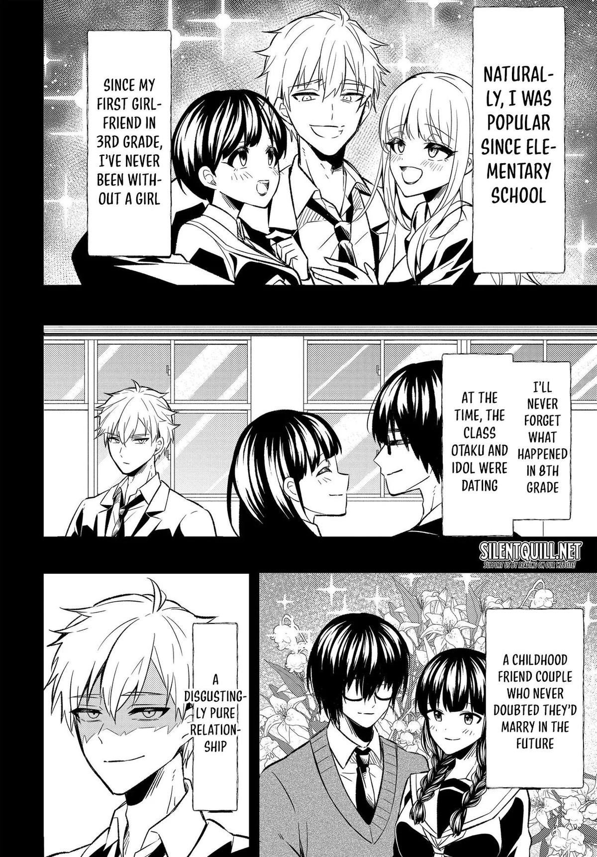 Jinsei Gyakuten: Uwaki Sare, Enzai o Kiserareta Ore ga, Gakuen Ichi no Bishoujo ni Natsukareru Chapter 3 page 7 - 