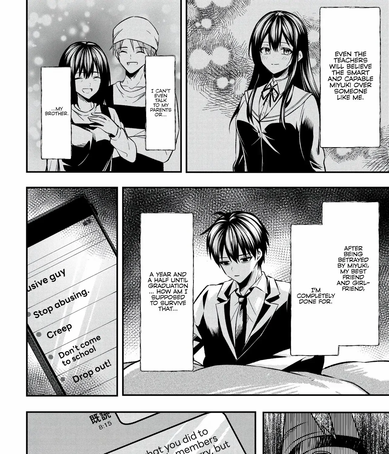 Jinsei Gyakuten ~Uwakisare, Enzai wo Kiserareta Orega, Gakuenichi no Bishoujo ni Natsukareru~ Chapter 1 page 94 - 