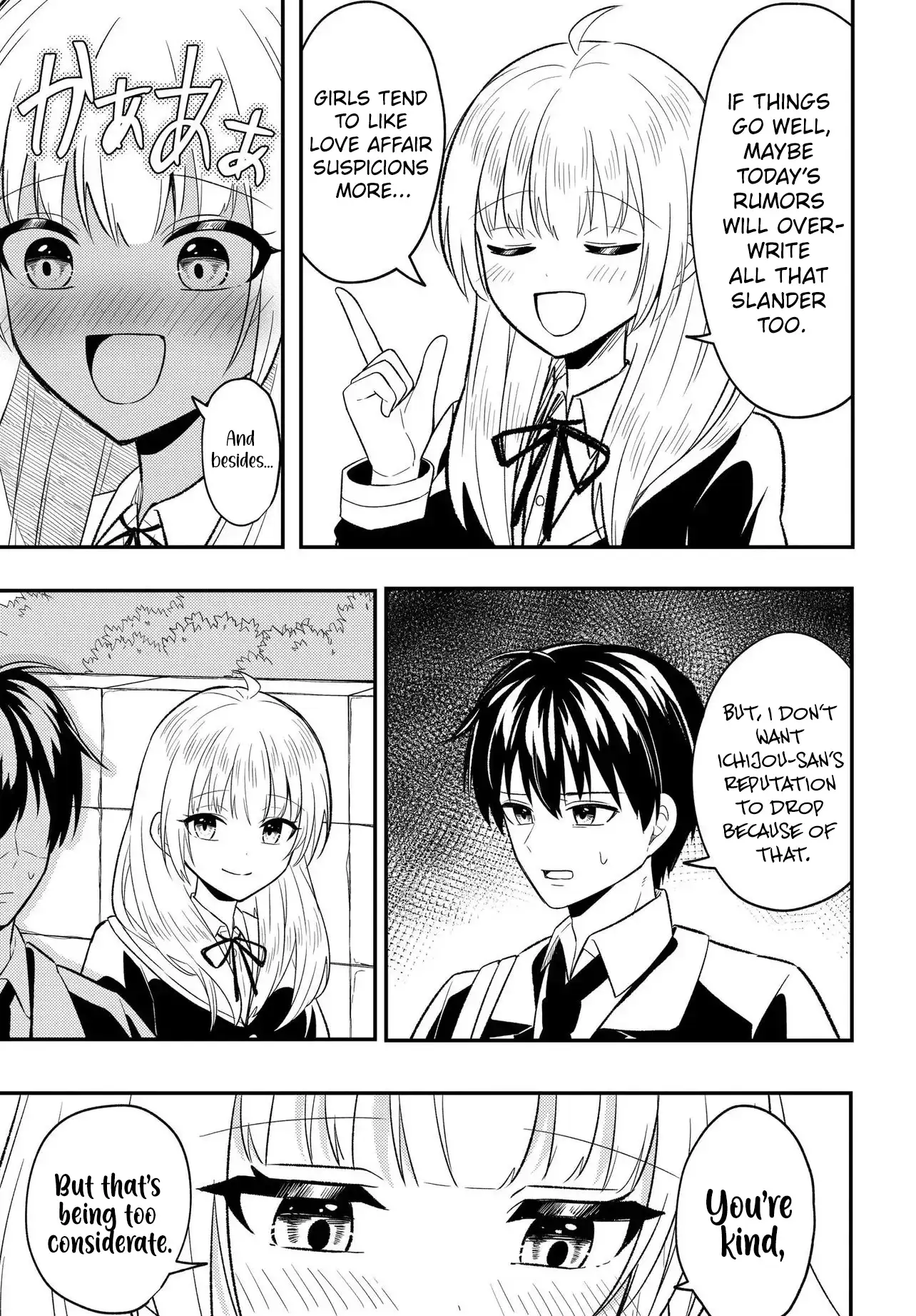 Jinsei Gyakuten ~Uwakisare, Enzai wo Kiserareta Orega, Gakuenichi no Bishoujo ni Natsukareru~ Chapter 7.1 page 9 - 