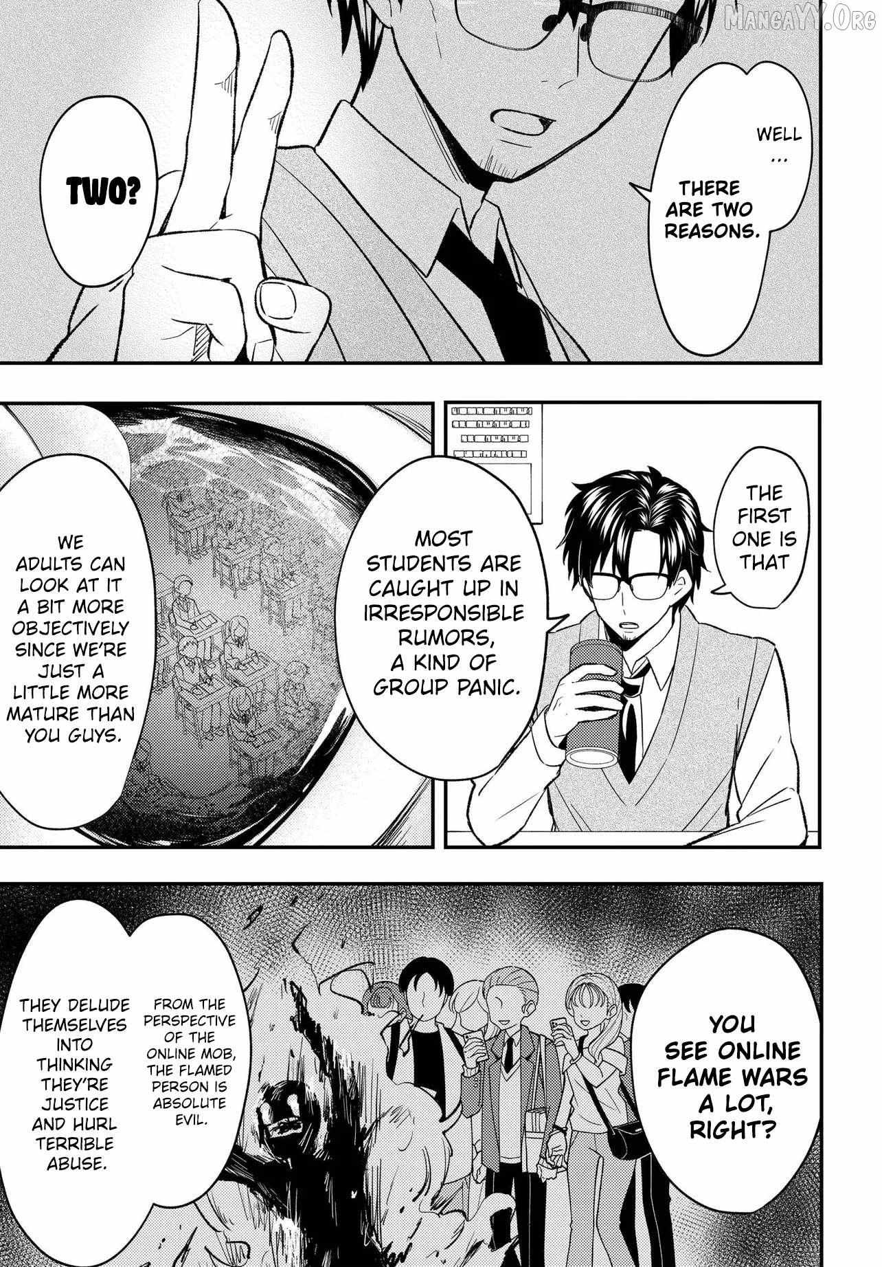Jinsei Gyakuten ~Uwakisare, Enzai wo Kiserareta Orega, Gakuenichi no Bishoujo ni Natsukareru~ Chapter 7.2 page 8 - 