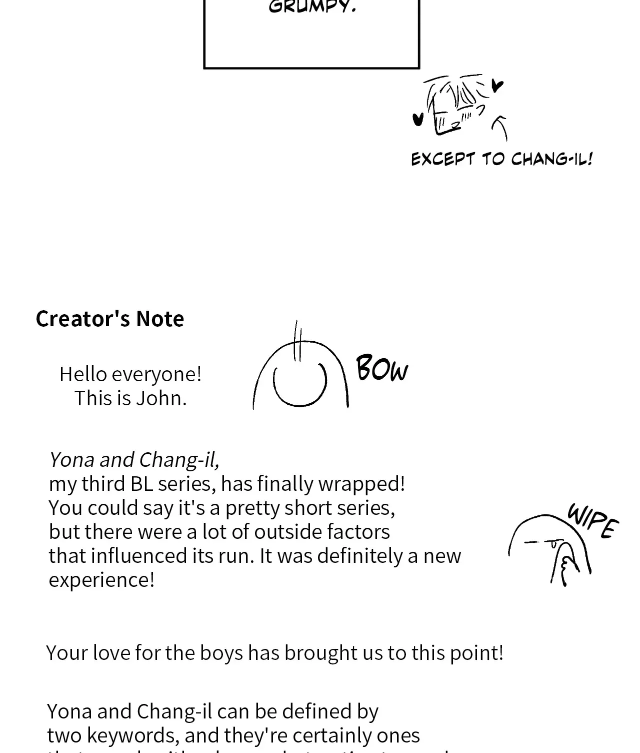 Jonah and Chang-il Chapter 39.9 page 12 - 