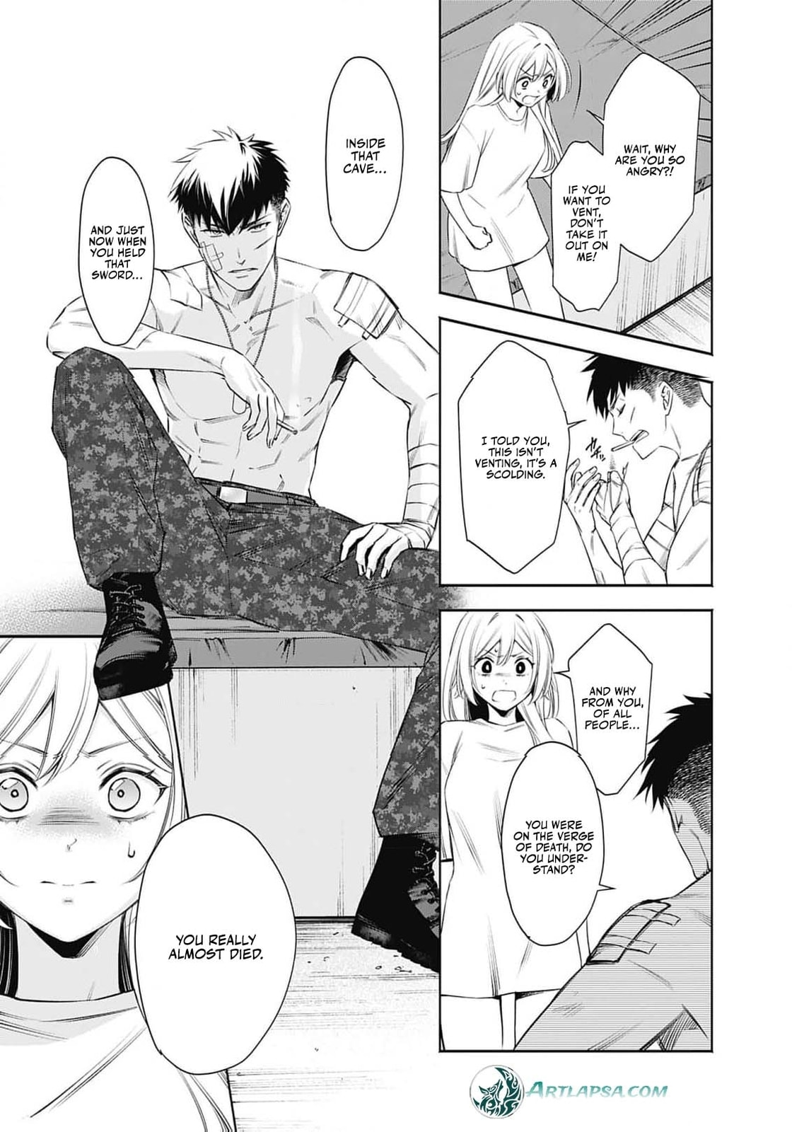 Joou no Rakuin: Horobi no Kuni no Yotogi Miko Chapter 10 page 23 - 