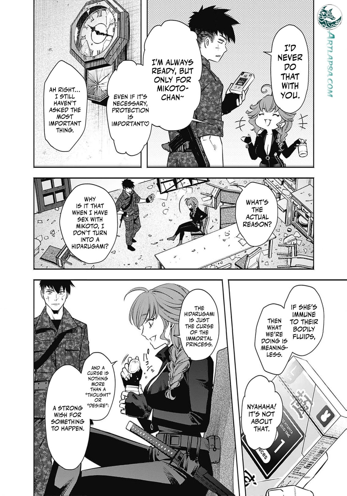 Joou no Rakuin: Horobi no Kuni no Yotogi Miko Chapter 11 page 26 - 