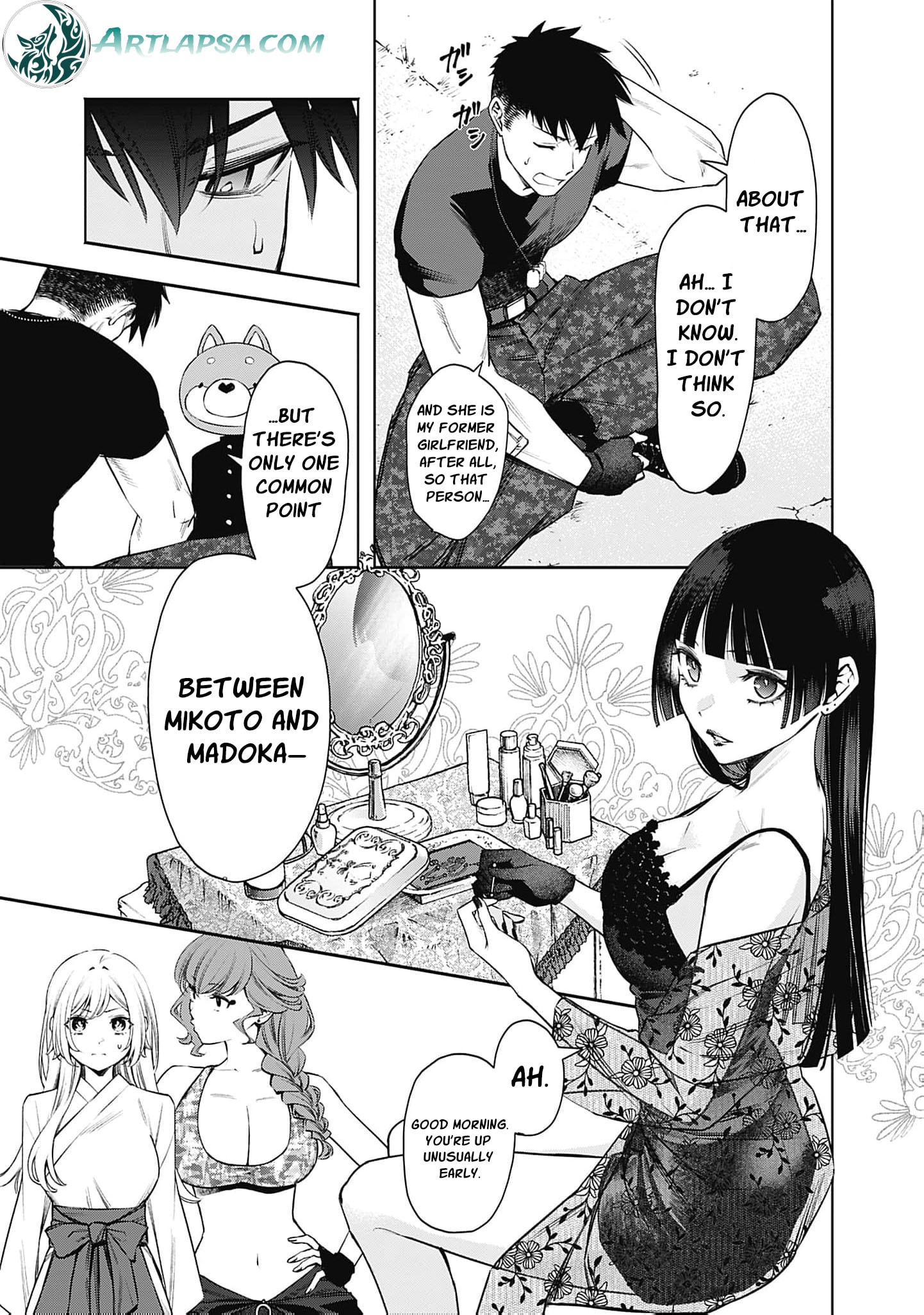 Joou no Rakuin: Horobi no Kuni no Yotogi Miko Chapter 27 page 5 - 