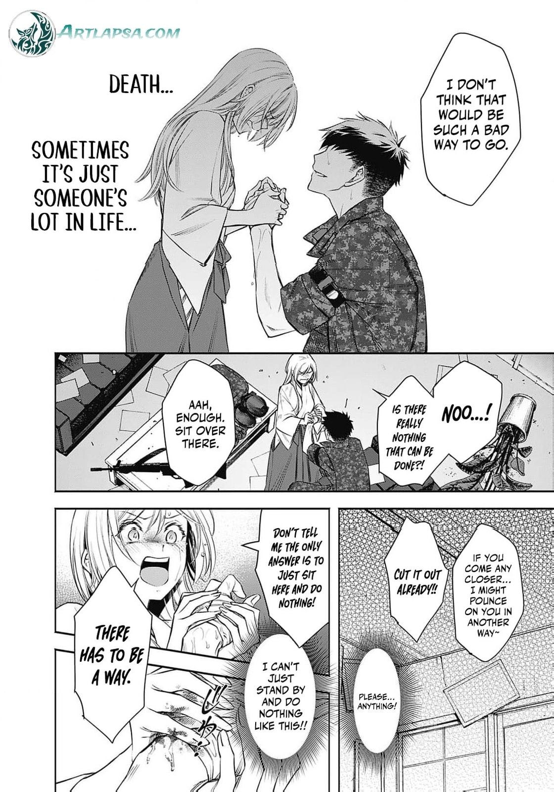 Joou no Rakuin: Horobi no Kuni no Yotogi Miko Chapter 3 page 21 - 