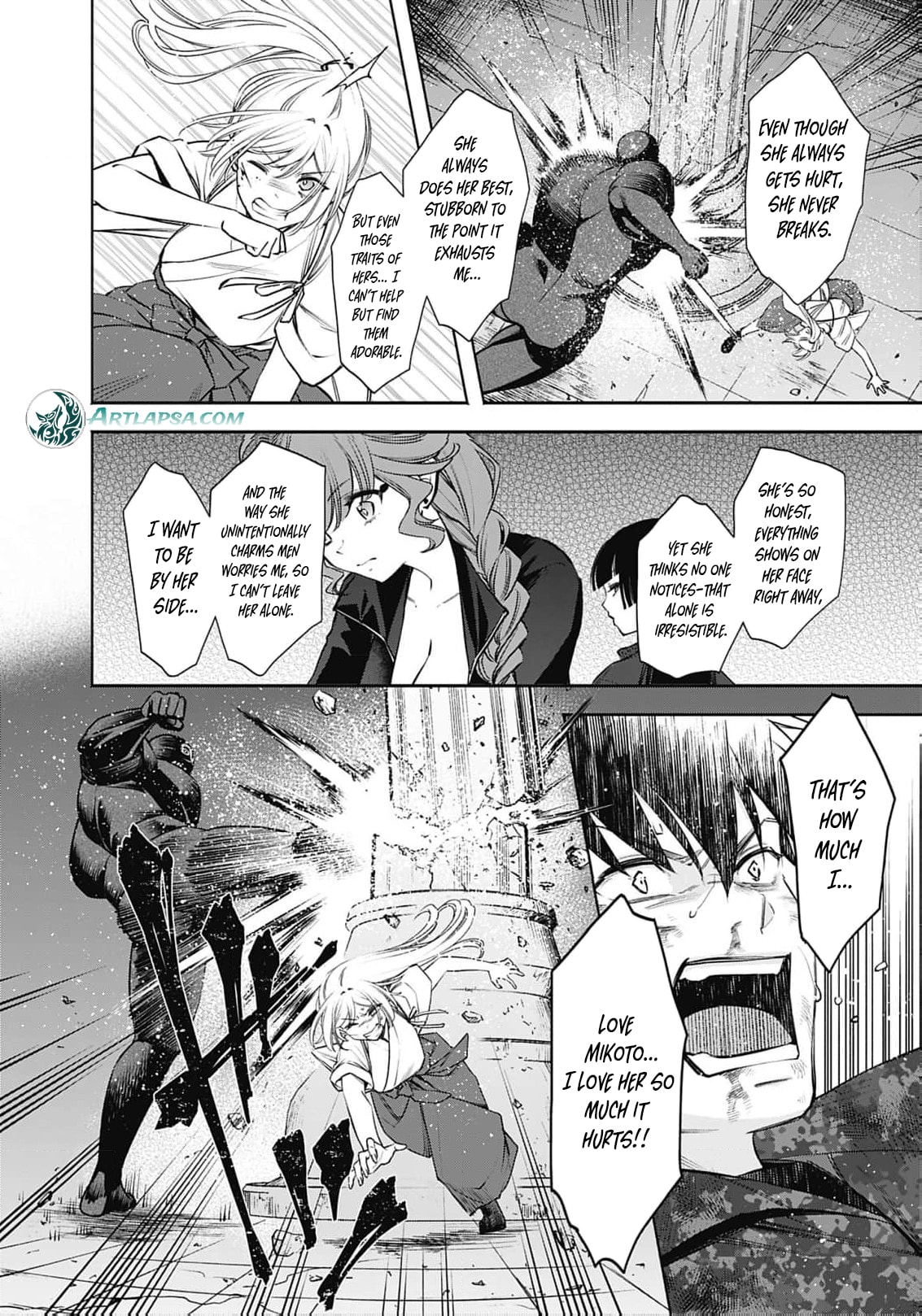 Joou no Rakuin: Horobi no Kuni no Yotogi Miko Chapter 34 page 13 - 