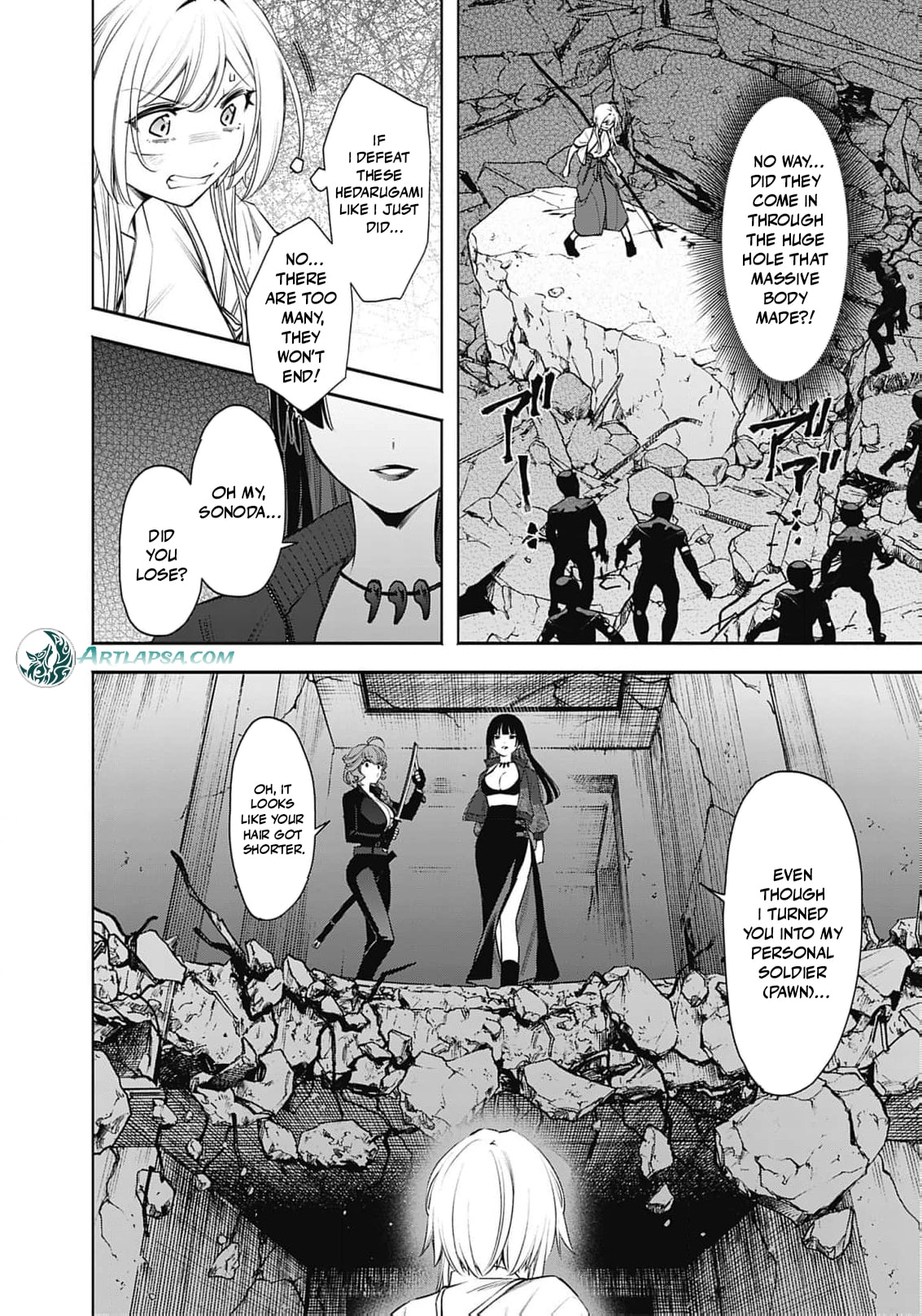Joou no Rakuin: Horobi no Kuni no Yotogi Miko Chapter 34 page 30 - 