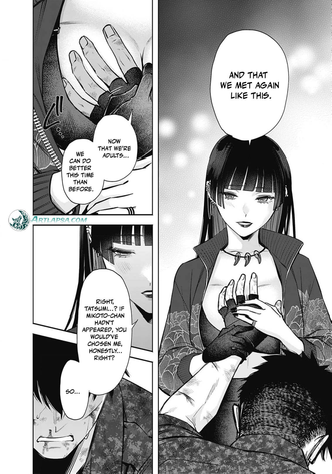 Joou no Rakuin: Horobi no Kuni no Yotogi Miko Chapter 34 page 7 - 