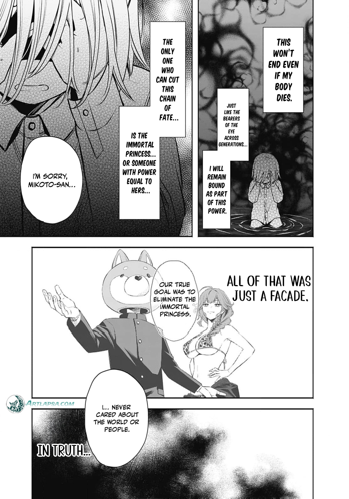 Joou no Rakuin: Horobi no Kuni no Yotogi Miko Chapter 35 page 23 - 