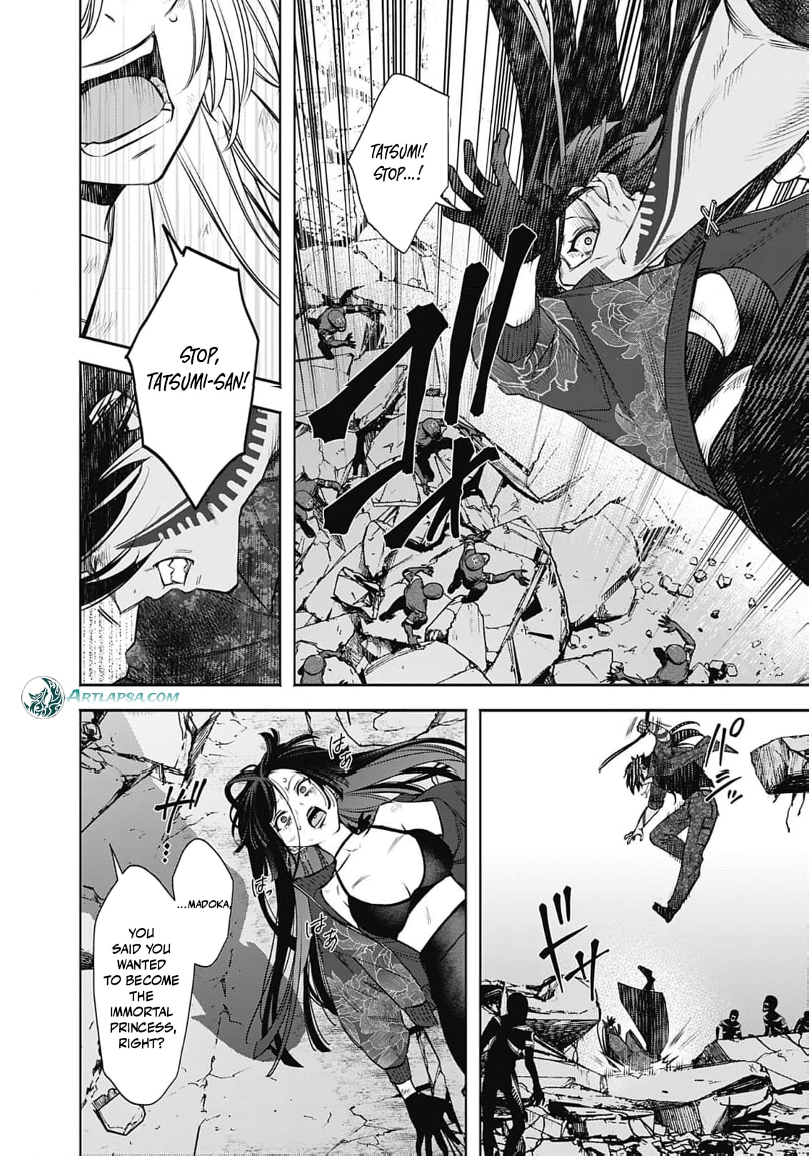 Joou no Rakuin: Horobi no Kuni no Yotogi Miko Chapter 35 page 32 - 
