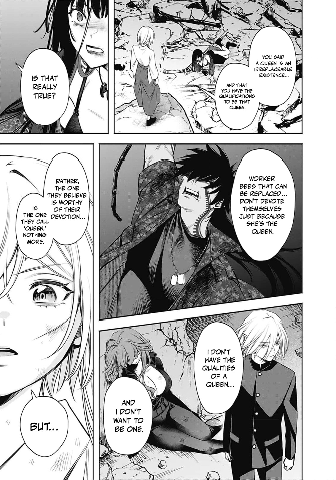 Joou no Rakuin: Horobi no Kuni no Yotogi Miko Chapter 35 page 33 - 