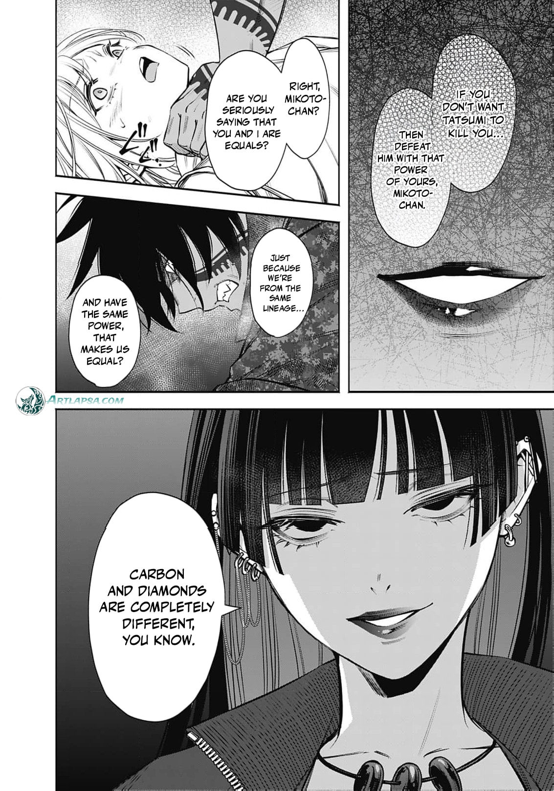 Joou no Rakuin: Horobi no Kuni no Yotogi Miko Chapter 35 page 7 - 