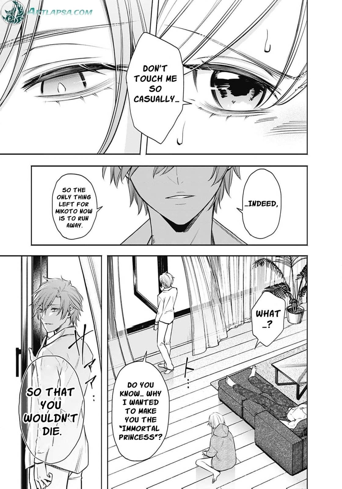 Joou no Rakuin: Horobi no Kuni no Yotogi Miko Chapter 37 page 6 - 