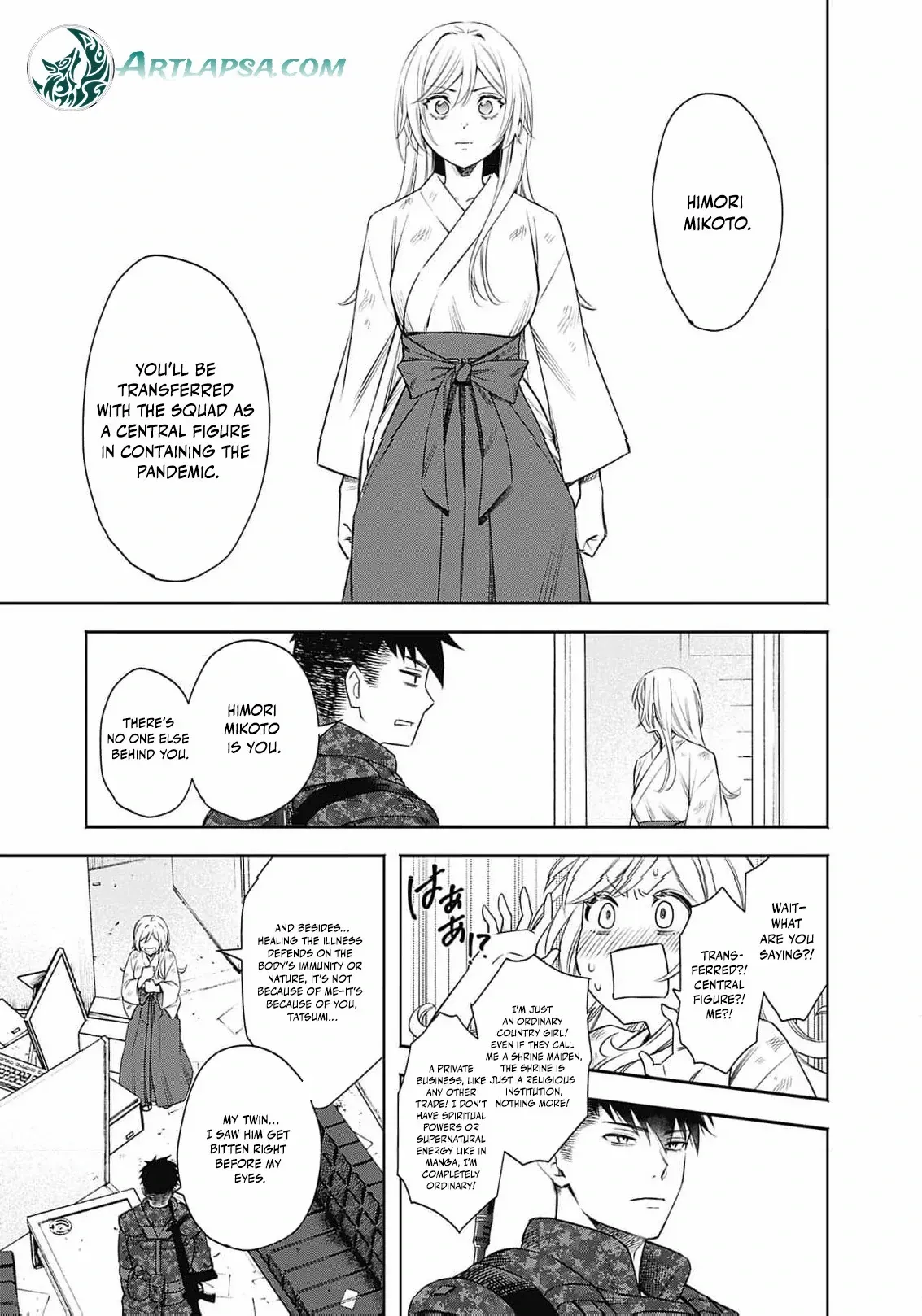 Joou no Rakuin: Horobi no Kuni no Yotogi Miko Chapter 4 page 9 - 