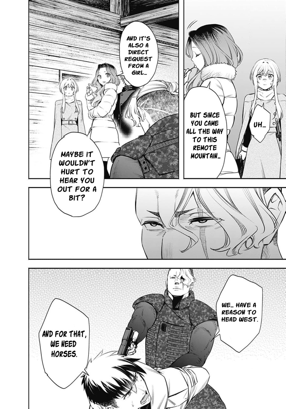 Joou no Rakuin: Horobi no Kuni no Yotogi Miko Chapter 40 page 24 - 