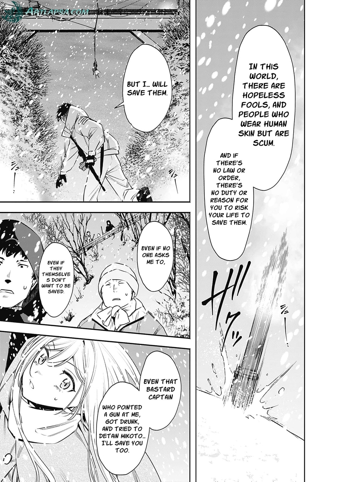 Joou no Rakuin: Horobi no Kuni no Yotogi Miko Chapter 43 page 26 - 