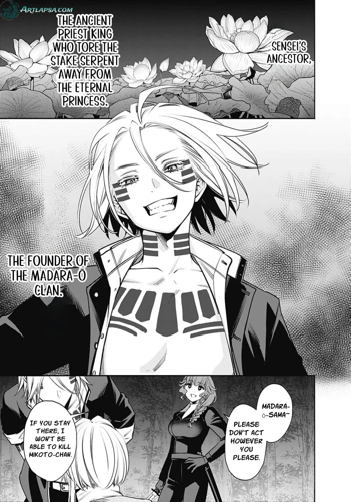 Joou no Rakuin: Horobi no Kuni no Yotogi Miko Chapter 47 page 6 - 