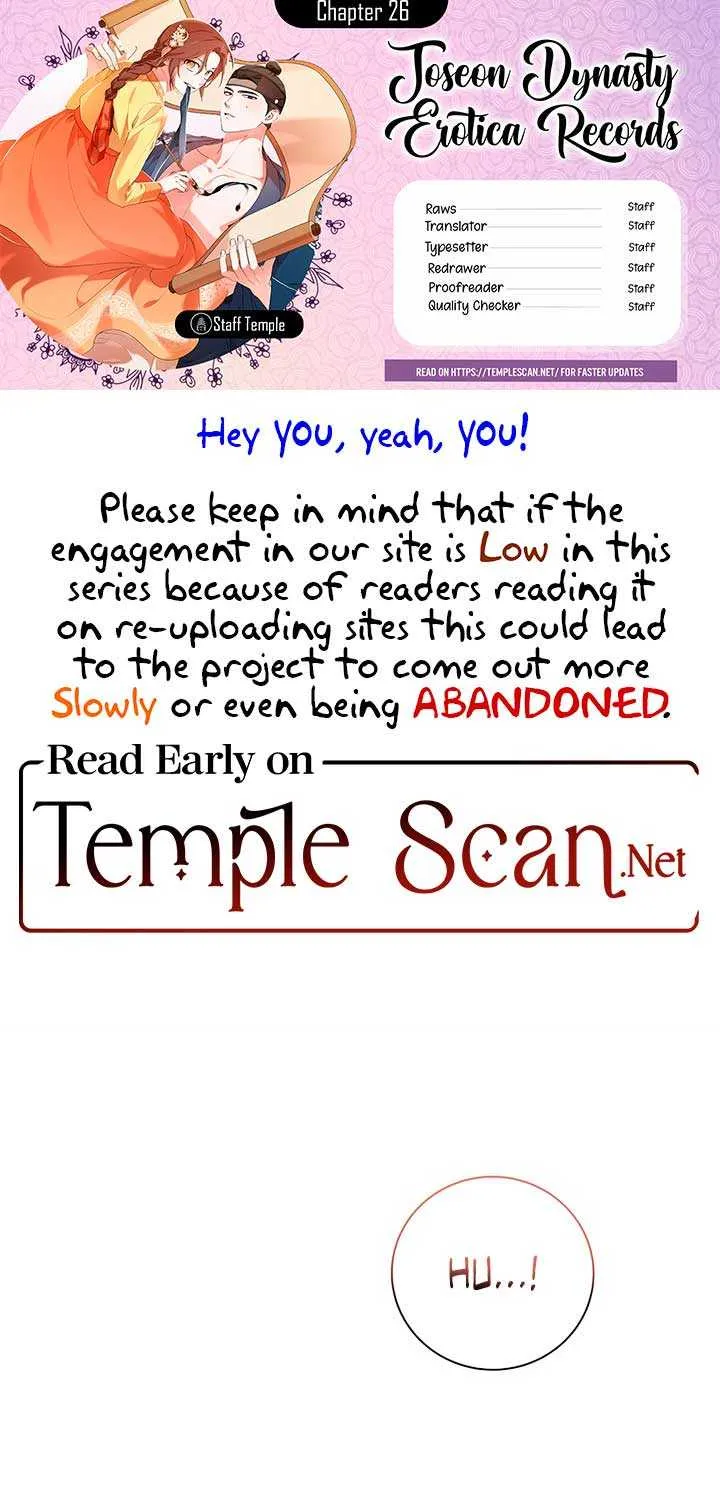 Joseon Dynasty Erotica Records Chapter 26 page 1 - 