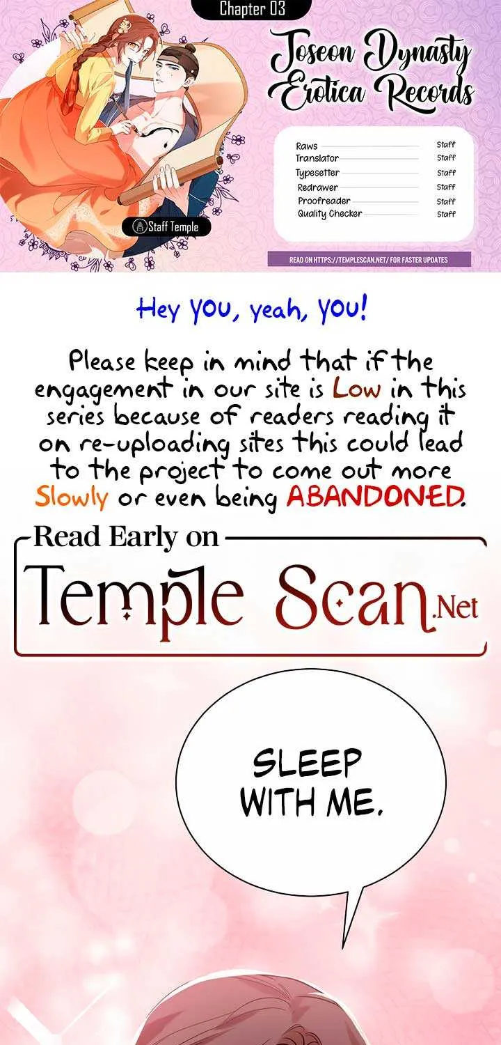 Joseon Dynasty Erotica Records Chapter 3 page 1 - 
