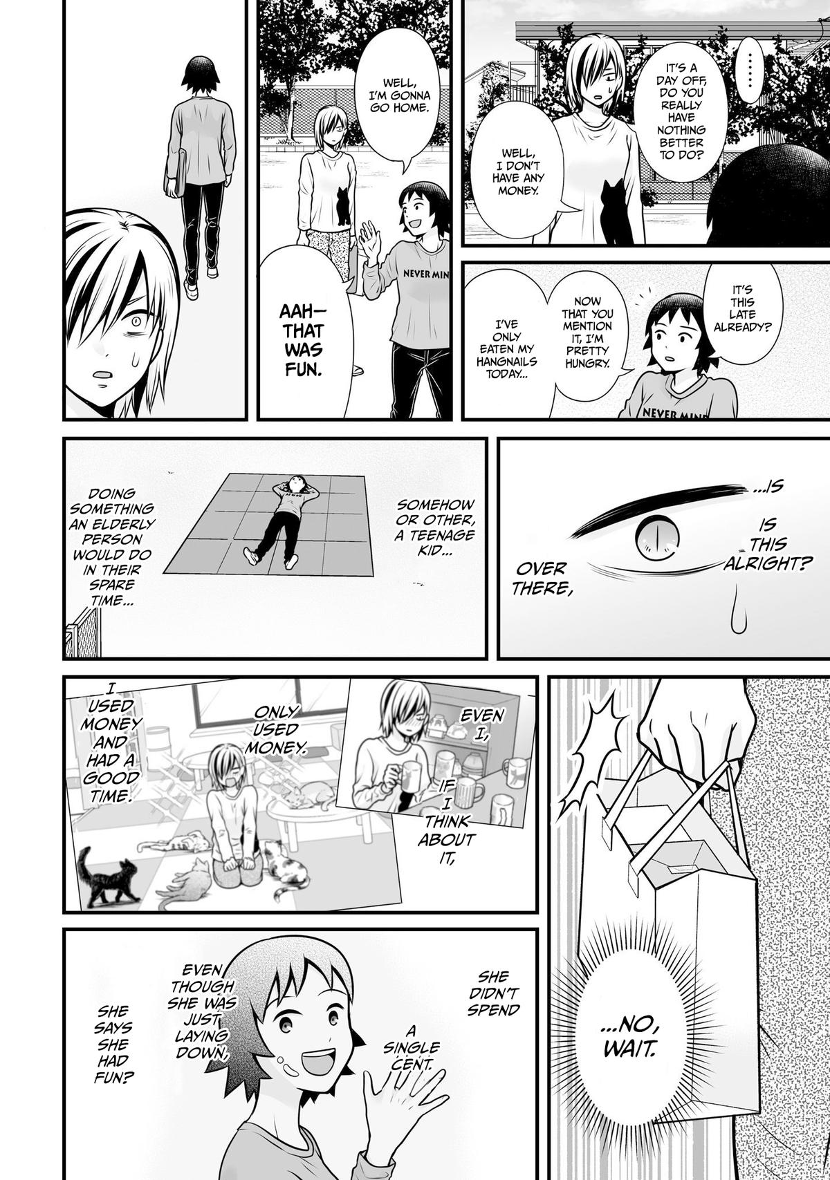 Joshikousei no Mudazukai Chapter 105 page 14 - 