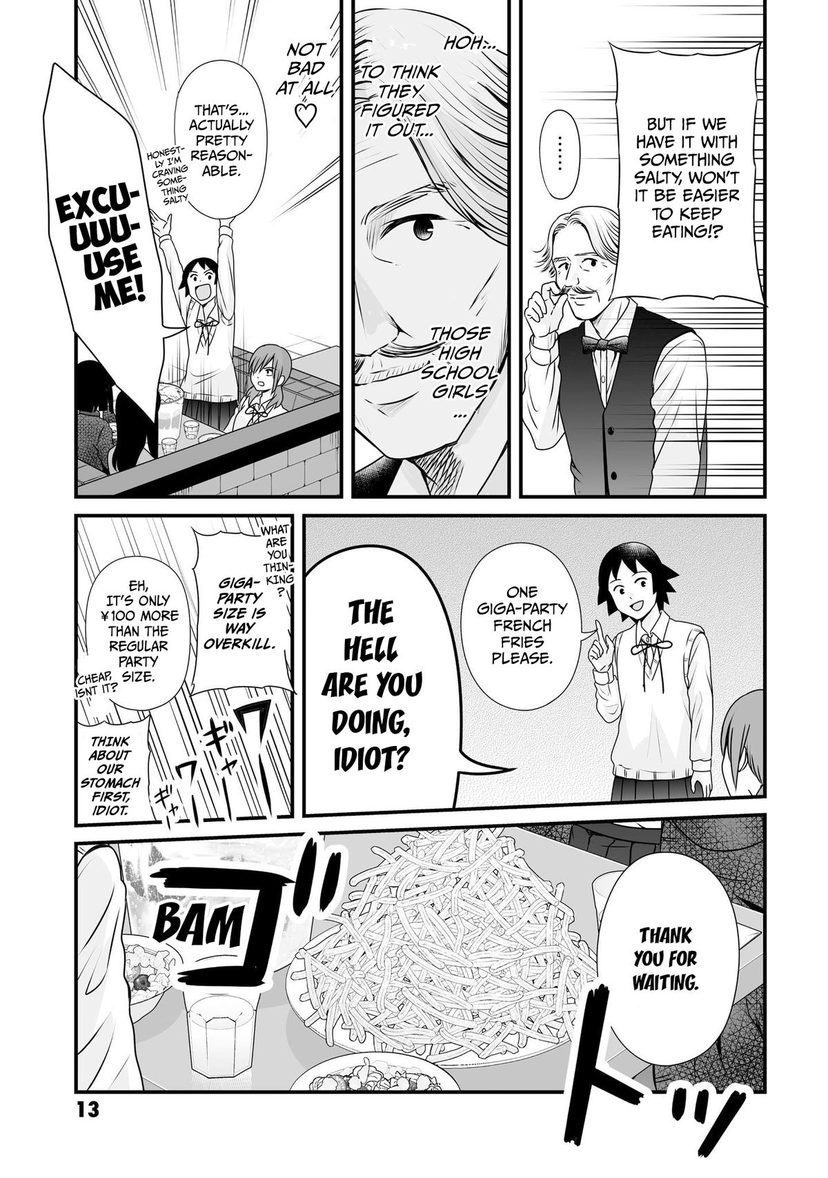 Joshikousei no Mudazukai Chapter 98 page 9 - 