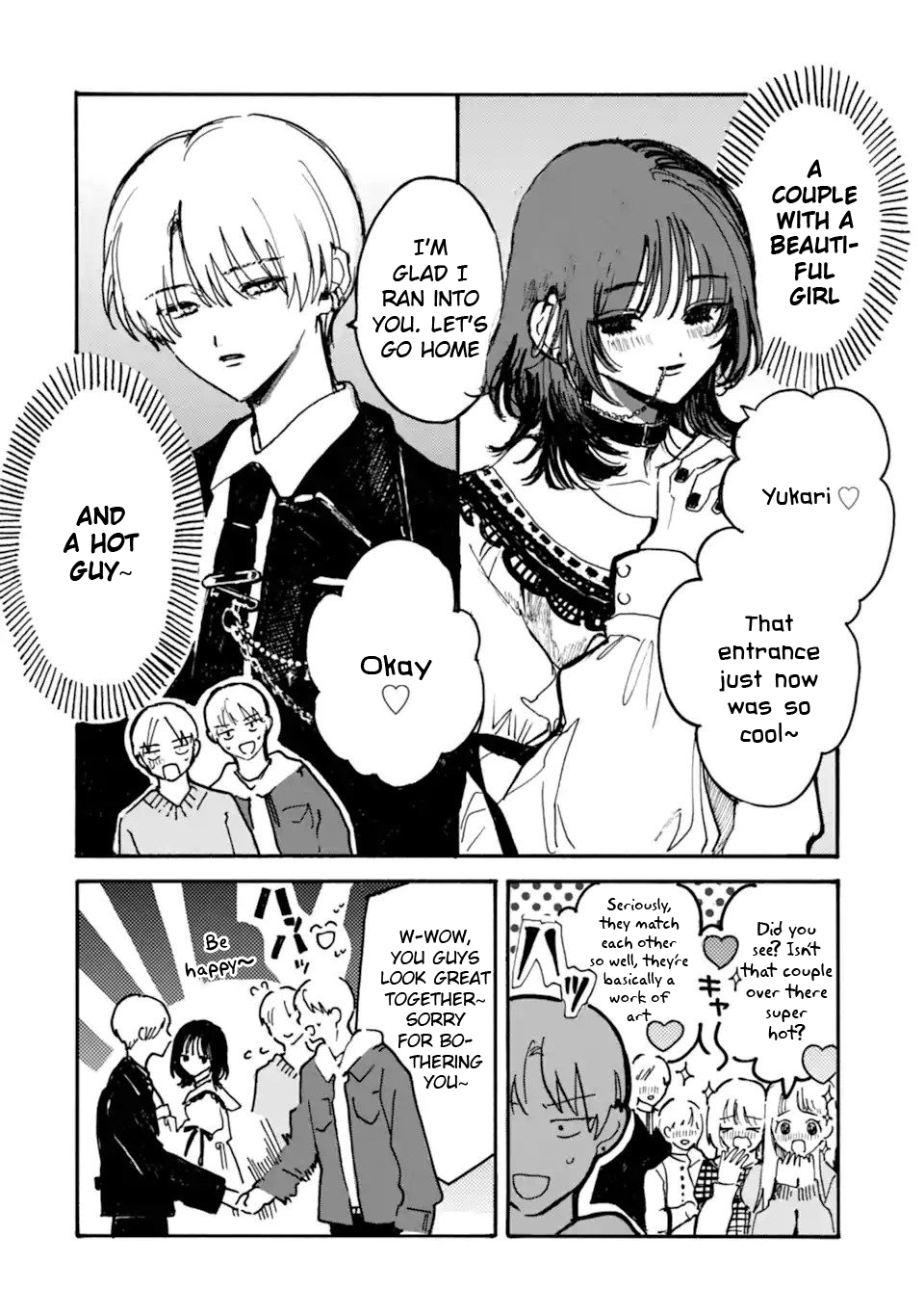 Joso Danshi to Danso Joshi wa Oniai Kappuru Chapter 1 page 4 - 