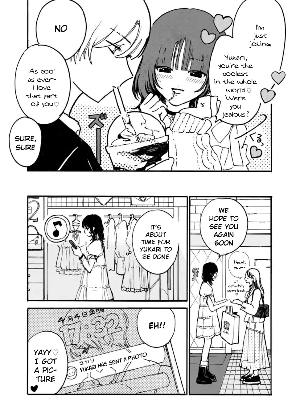 Joso Danshi to Danso Joshi wa Oniai Kappuru Chapter 3 page 3 - 