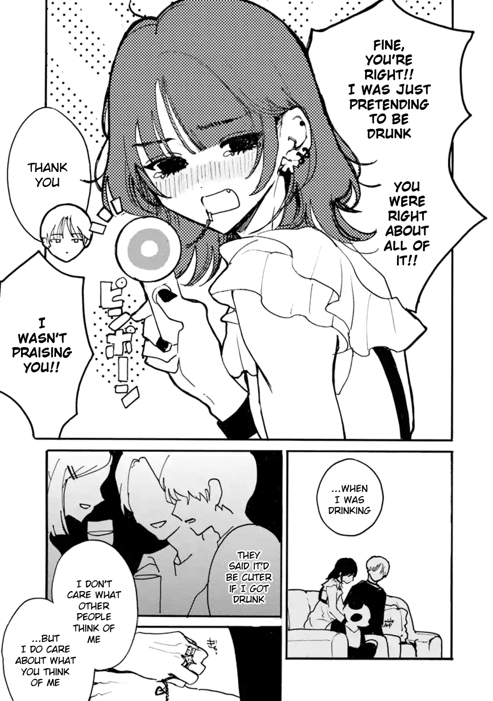 Joso Danshi to Danso Joshi wa Oniai Kappuru Chapter 4 page 9 - 