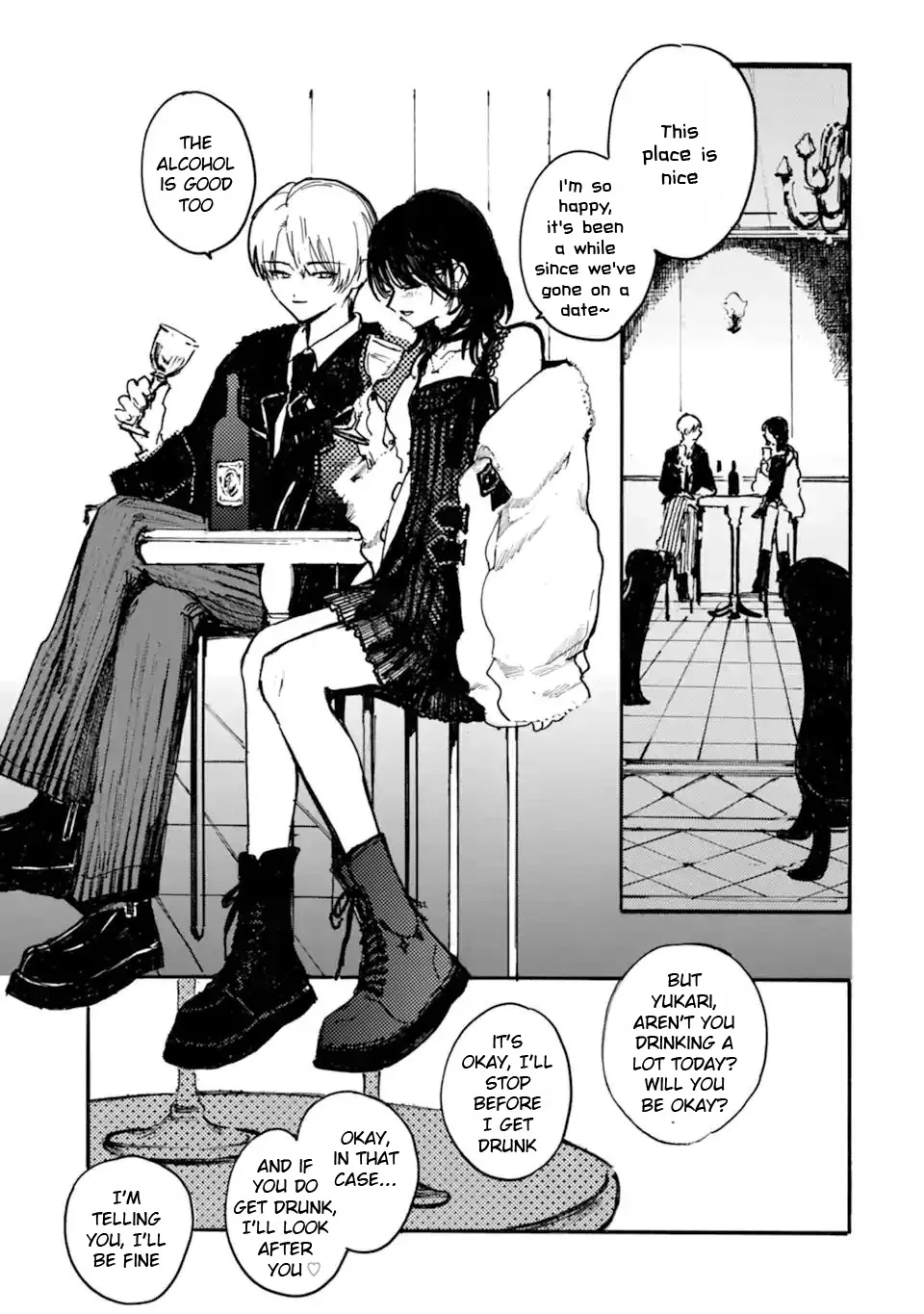 Joso Danshi to Danso Joshi wa Oniai Kappuru Chapter 7 page 3 - 