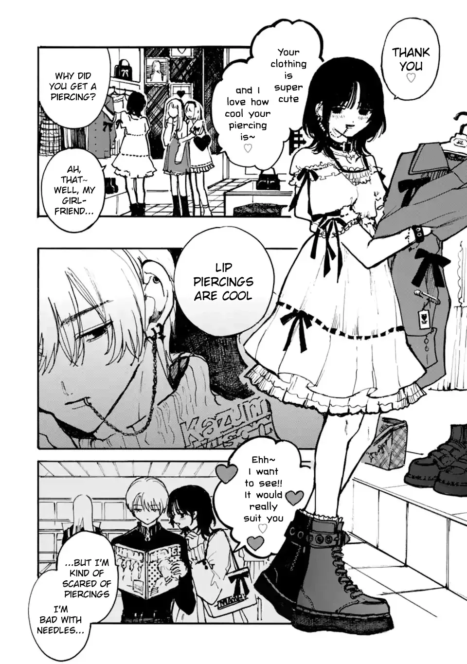 Joso Danshi to Danso Joshi wa Oniai Kappuru Chapter 8 page 2 - 