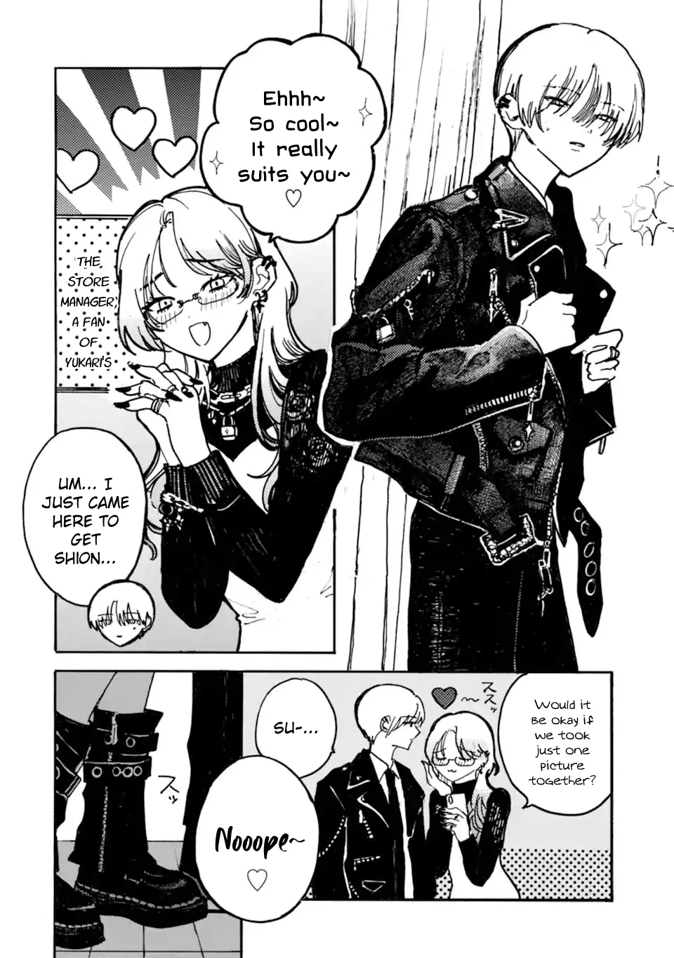 Joso Danshi to Danso Joshi wa Oniai Kappuru Chapter 9 page 2 - 