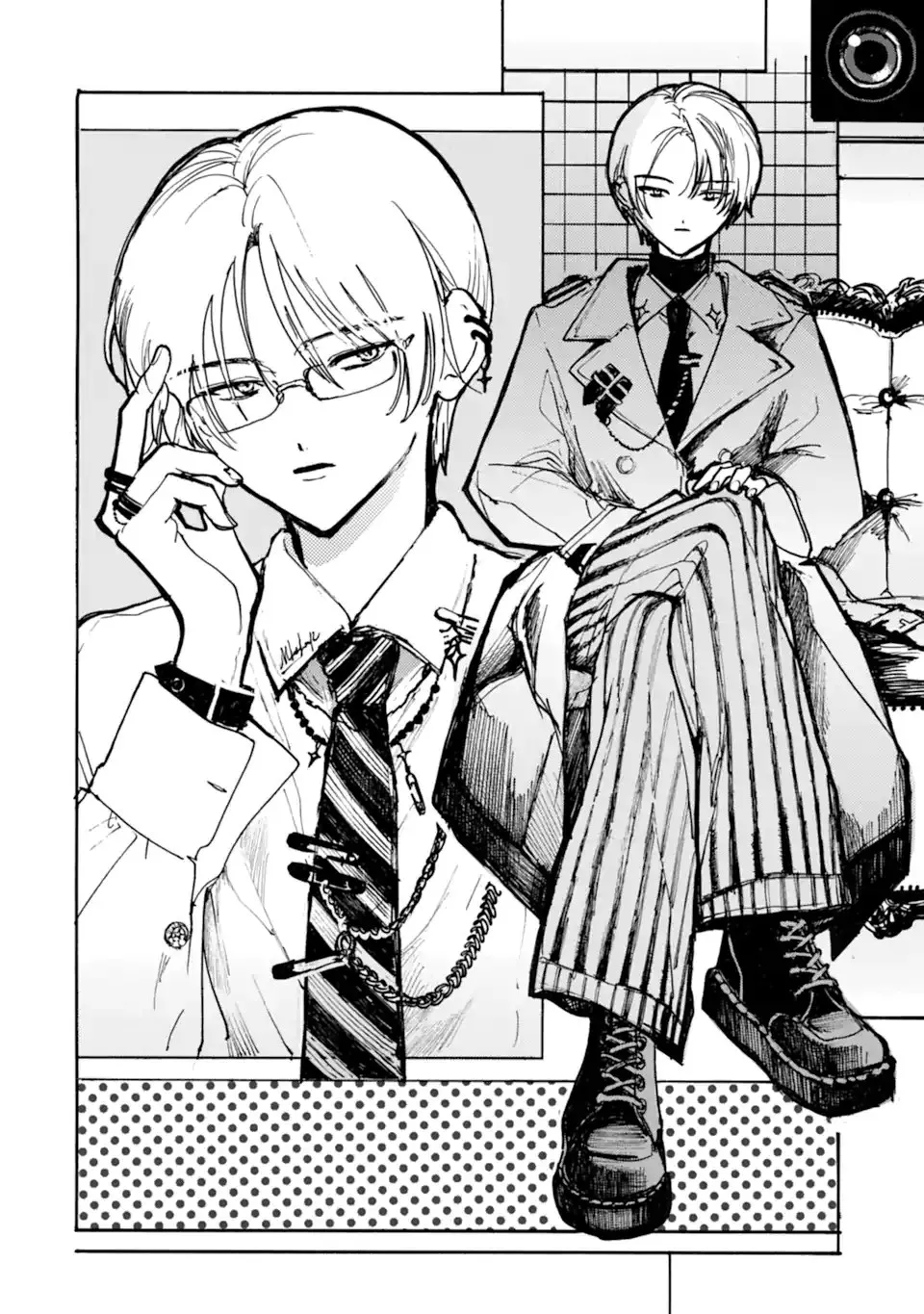 Joso Danshi to Danso Joshi wa Oniai Kappuru Chapter 9 page 14 - 