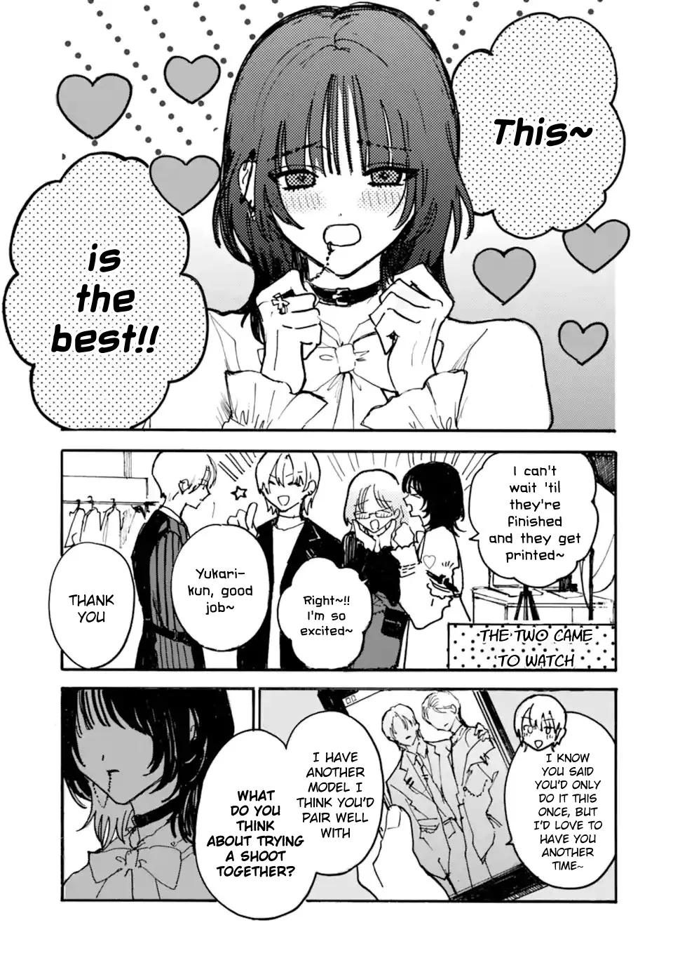Joso Danshi to Danso Joshi wa Oniai Kappuru Chapter 9 page 15 - 
