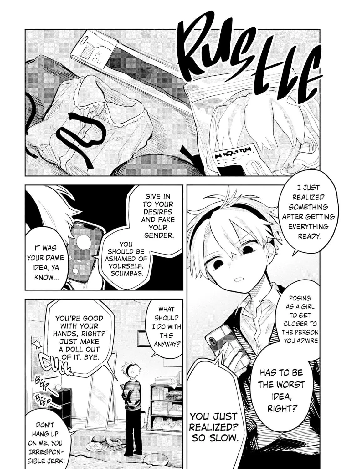 Josou Danshi wa Skirt wo Nugitai! Chapter 8 page 35 - 