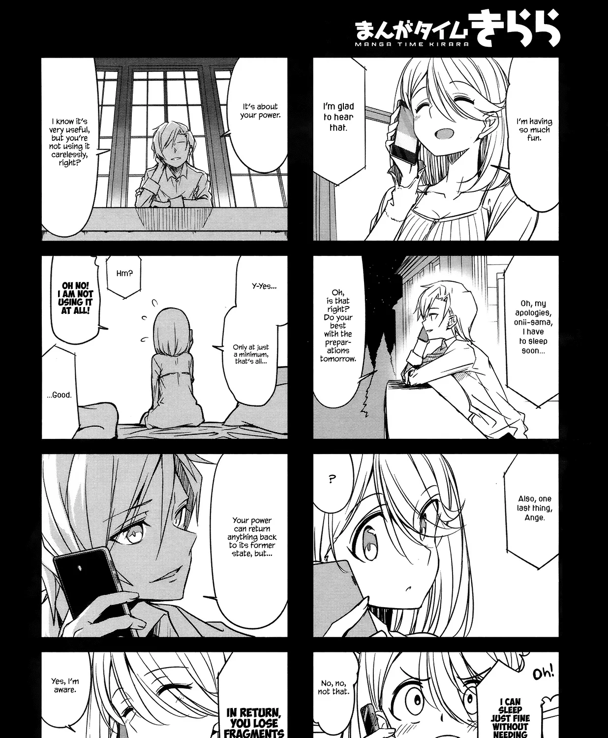 Joukamachi no Dandelion Chapter 46 page 19 - 