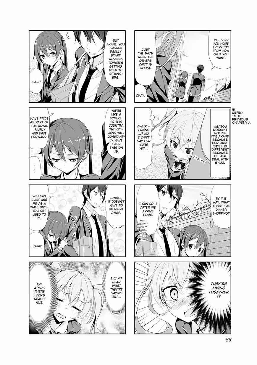 Joukamachi no Dandelion Chapter 8 page 8 - 