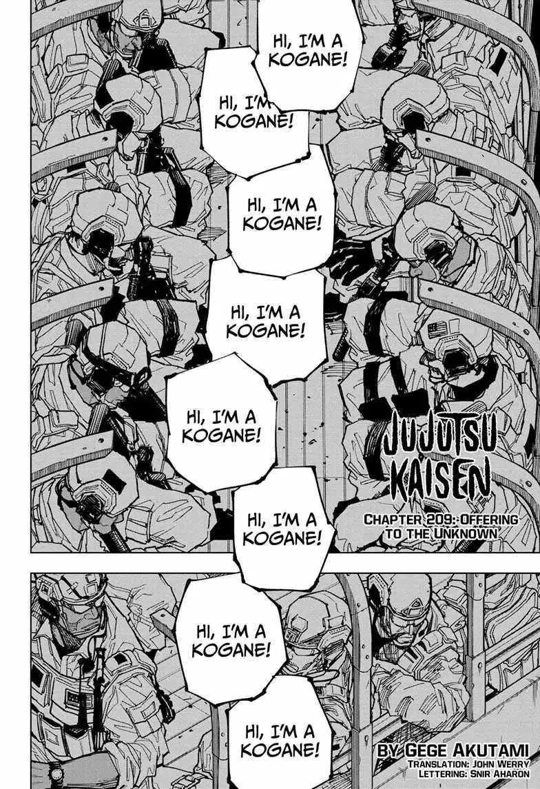 Jujutsu Kaisen (00) Chapter 209 page 3 - 